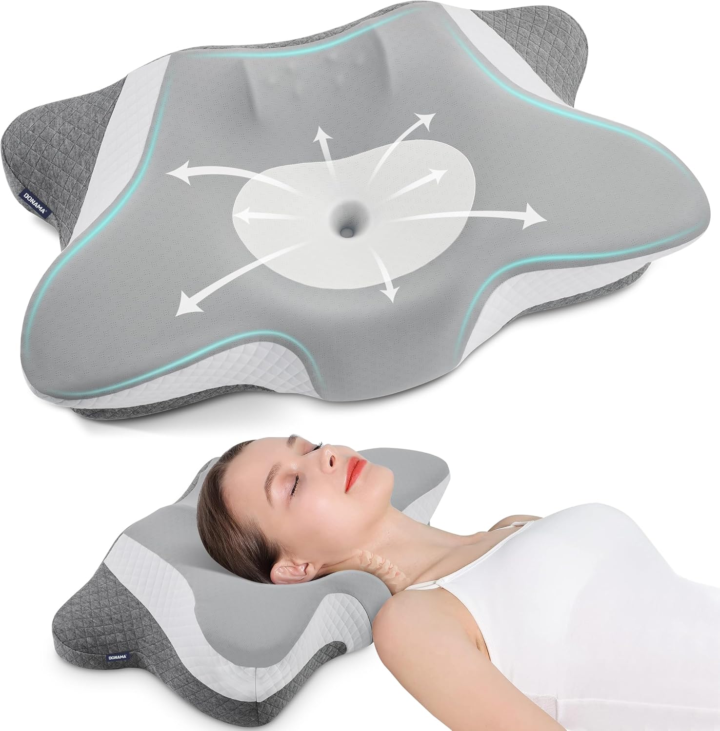 DONAMA Cervical Memory Foam Pillow