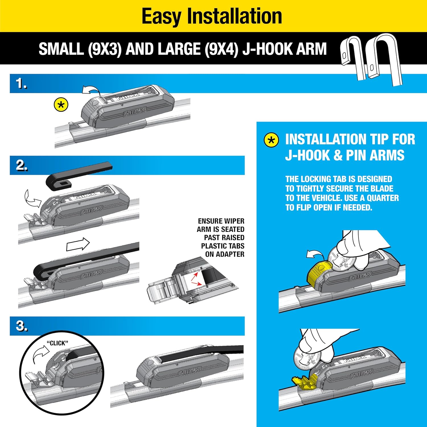 Rain-X Latitude 2-In-1 Water Repellent Wiper Blades