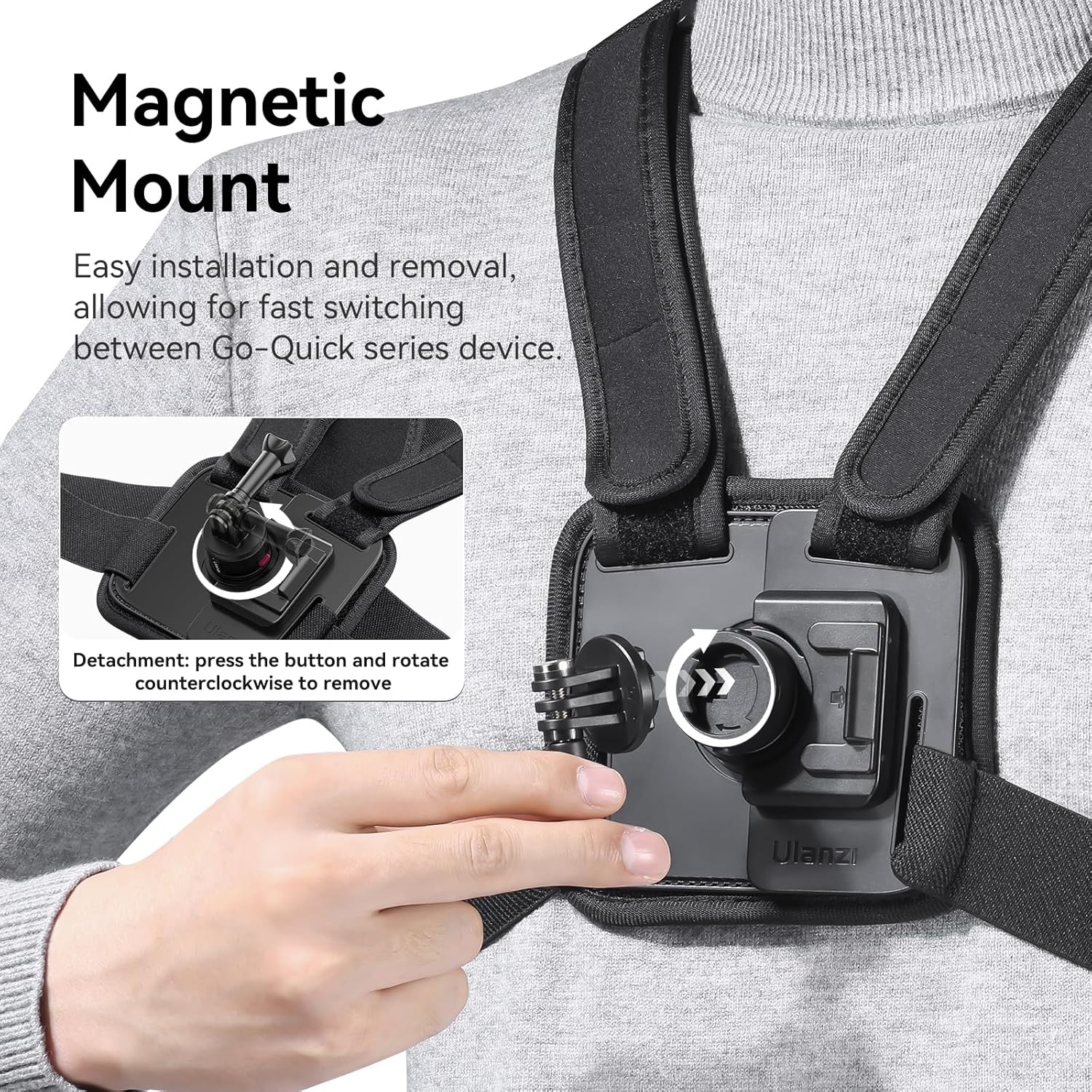 ULANZI CM028 Adjustable Chest Mount Harness