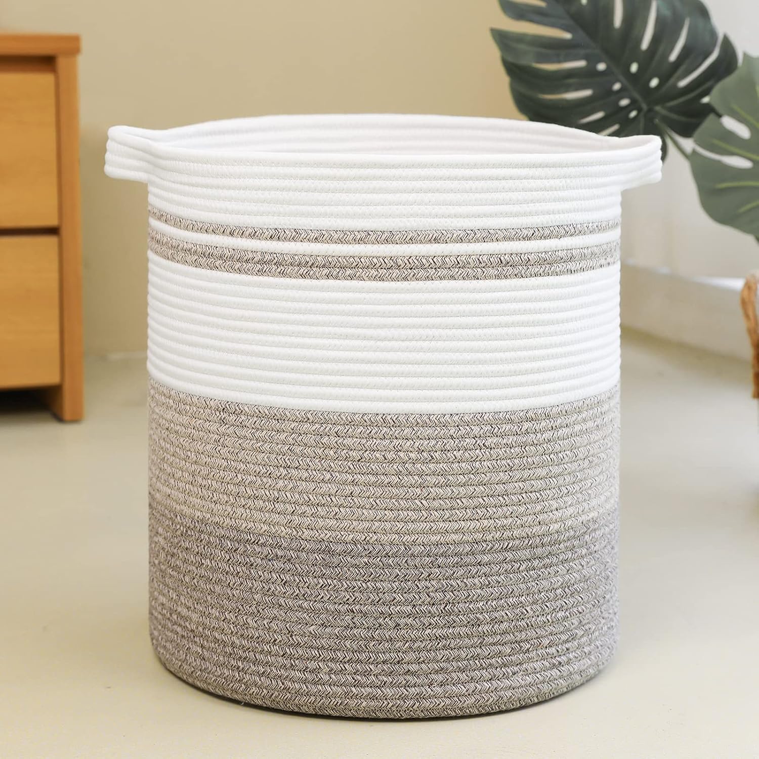 OIAHOMY 80L Laundry Baskets Hamper with Handles