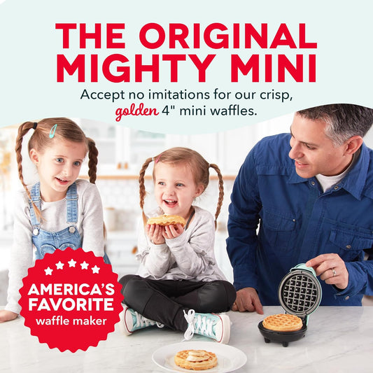 DASH Mini Waffle Maker 4" Nonstick Quick Heat-Up