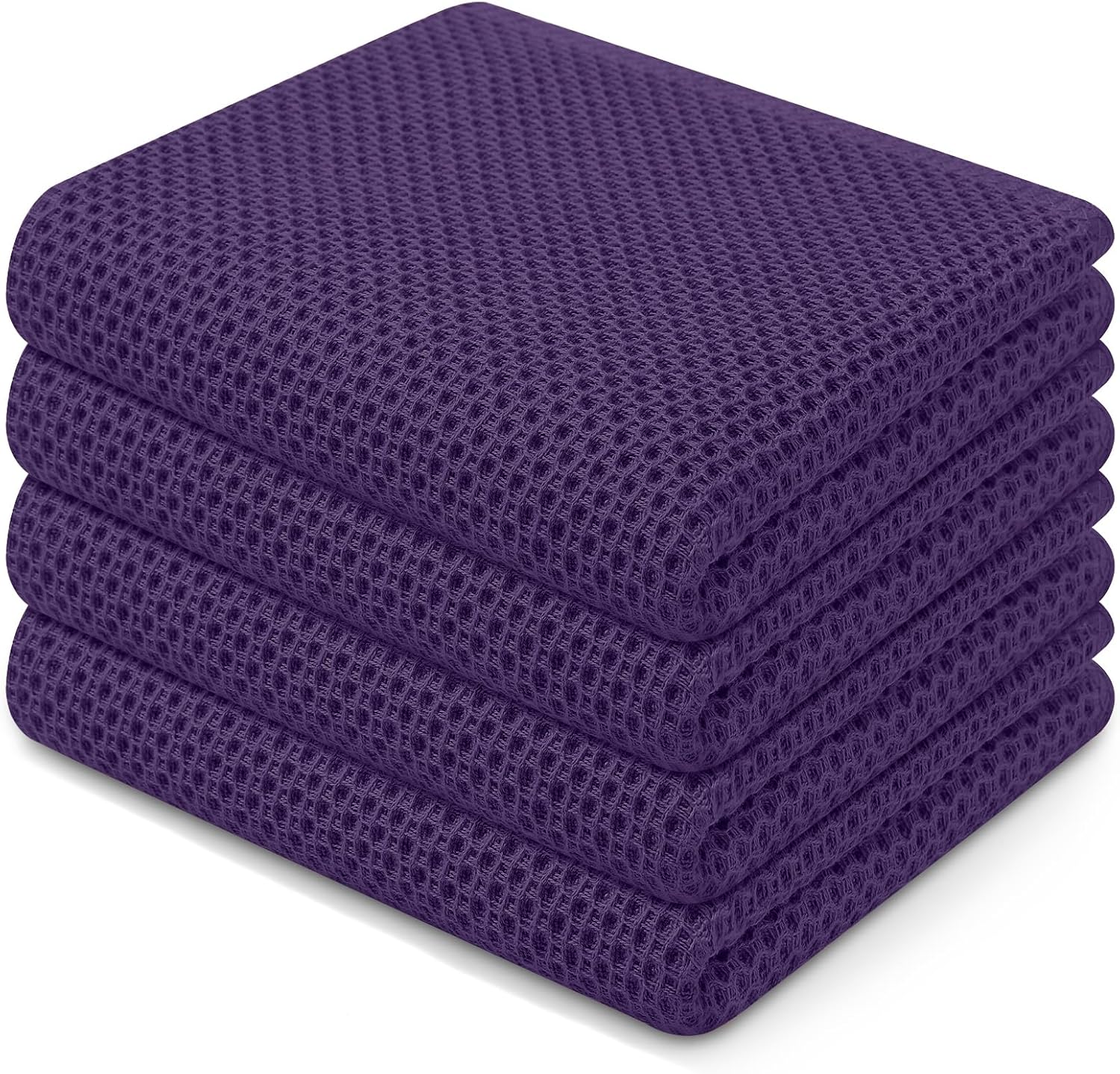 Homaxy 100% Cotton Waffle Dish Cloths
