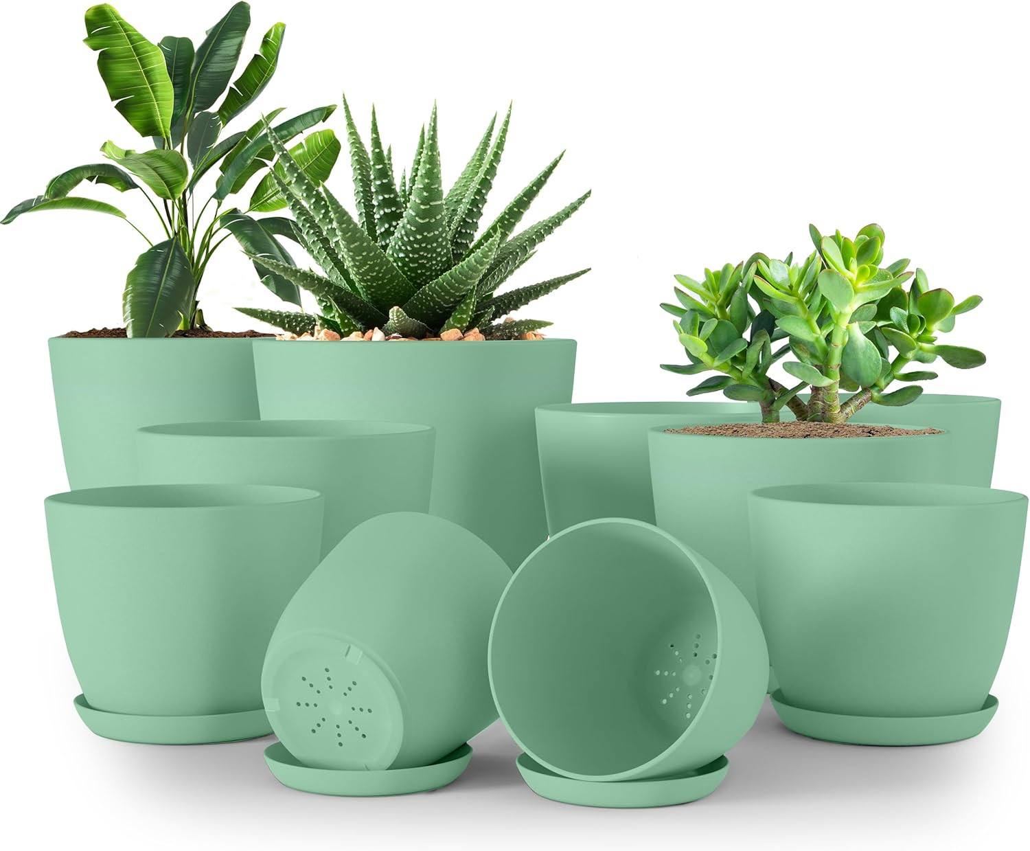 Utopia Home Plant Pots Indoor with Drainage Holes