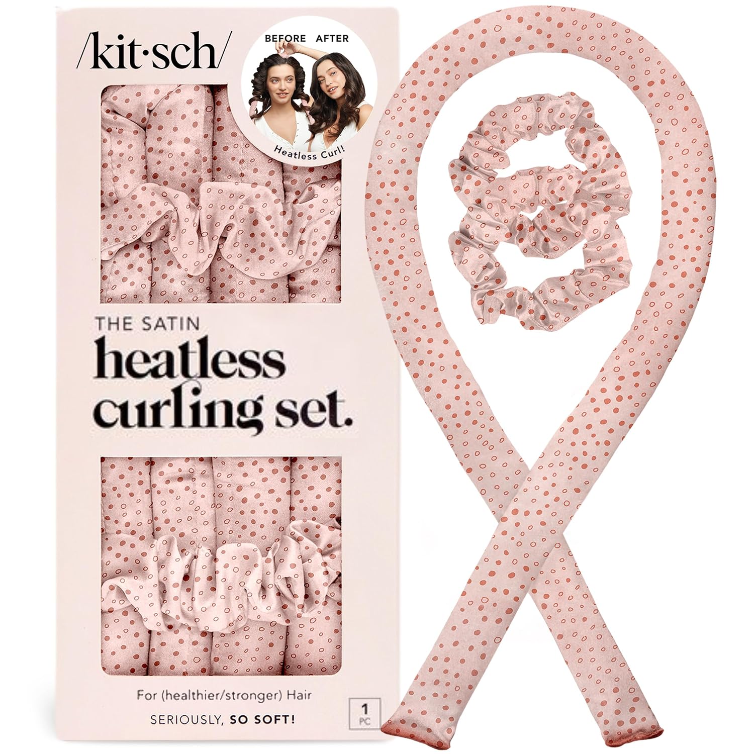 Kitsch Satin Heatless Curling Set