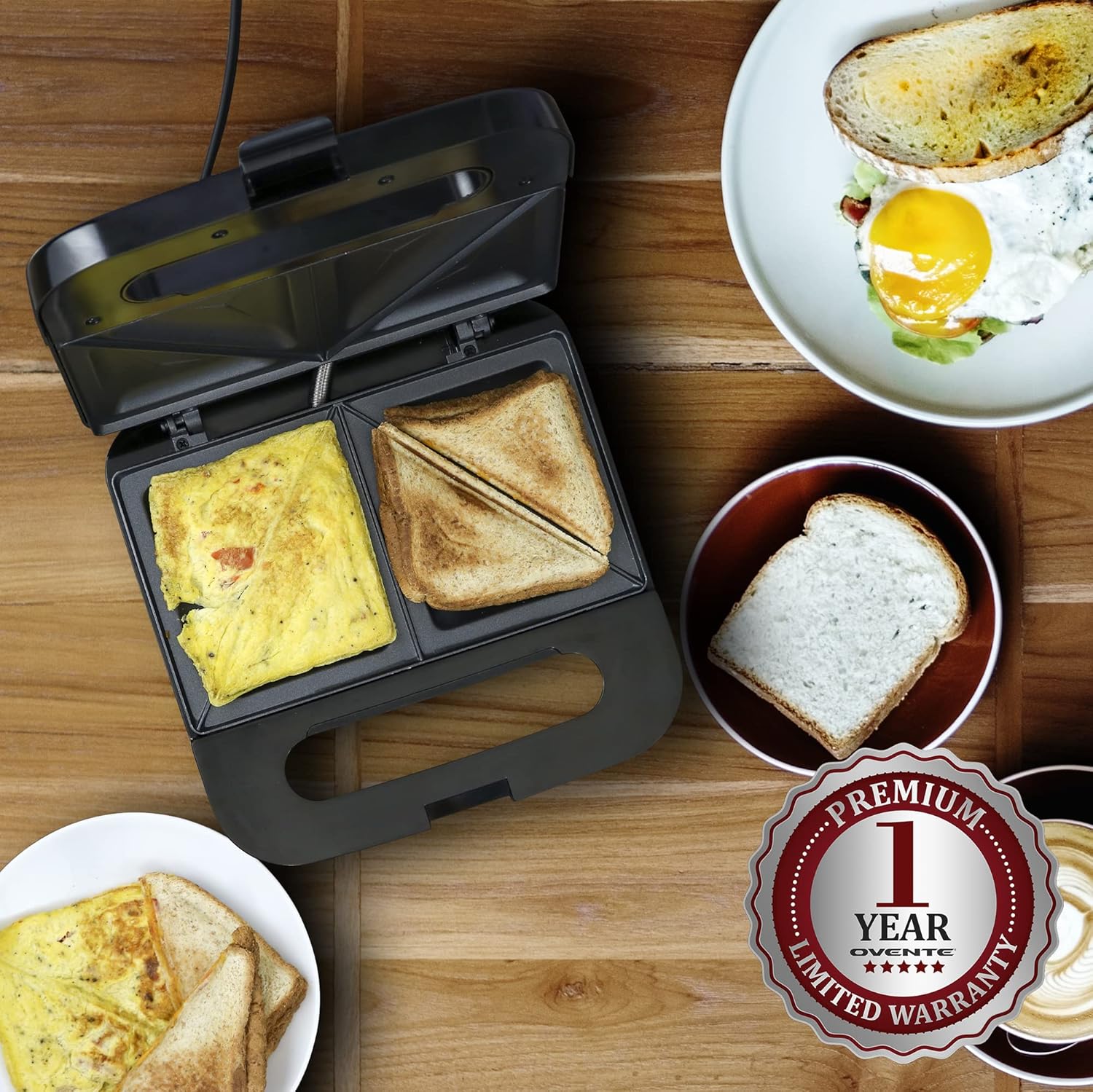 OVENTE Electric Sandwich Maker