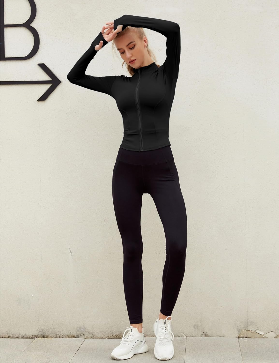 Lviefent Womens Lightweight Running Track Jacket