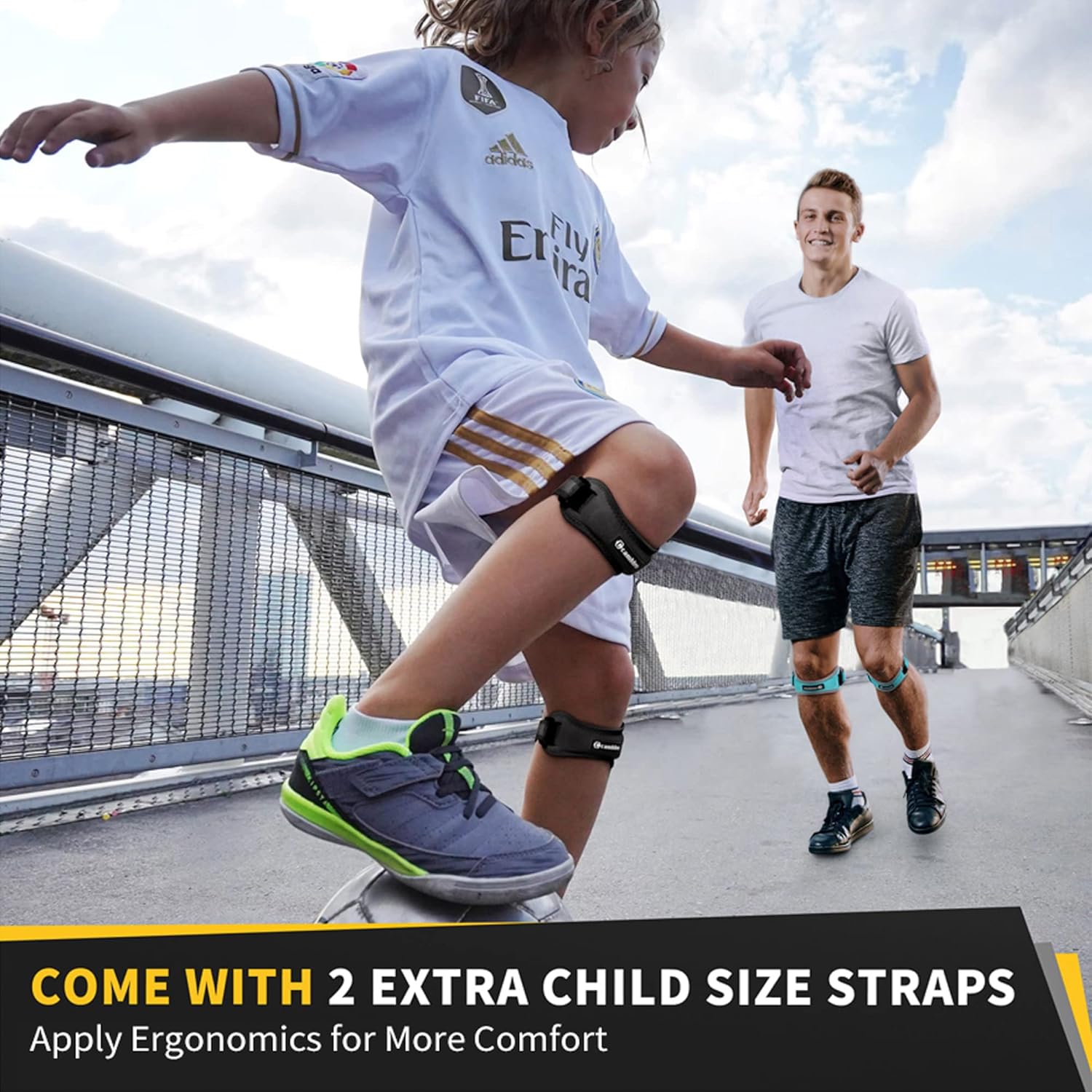 CAMBIVO 2 Pack Knee Braces for Women and Men