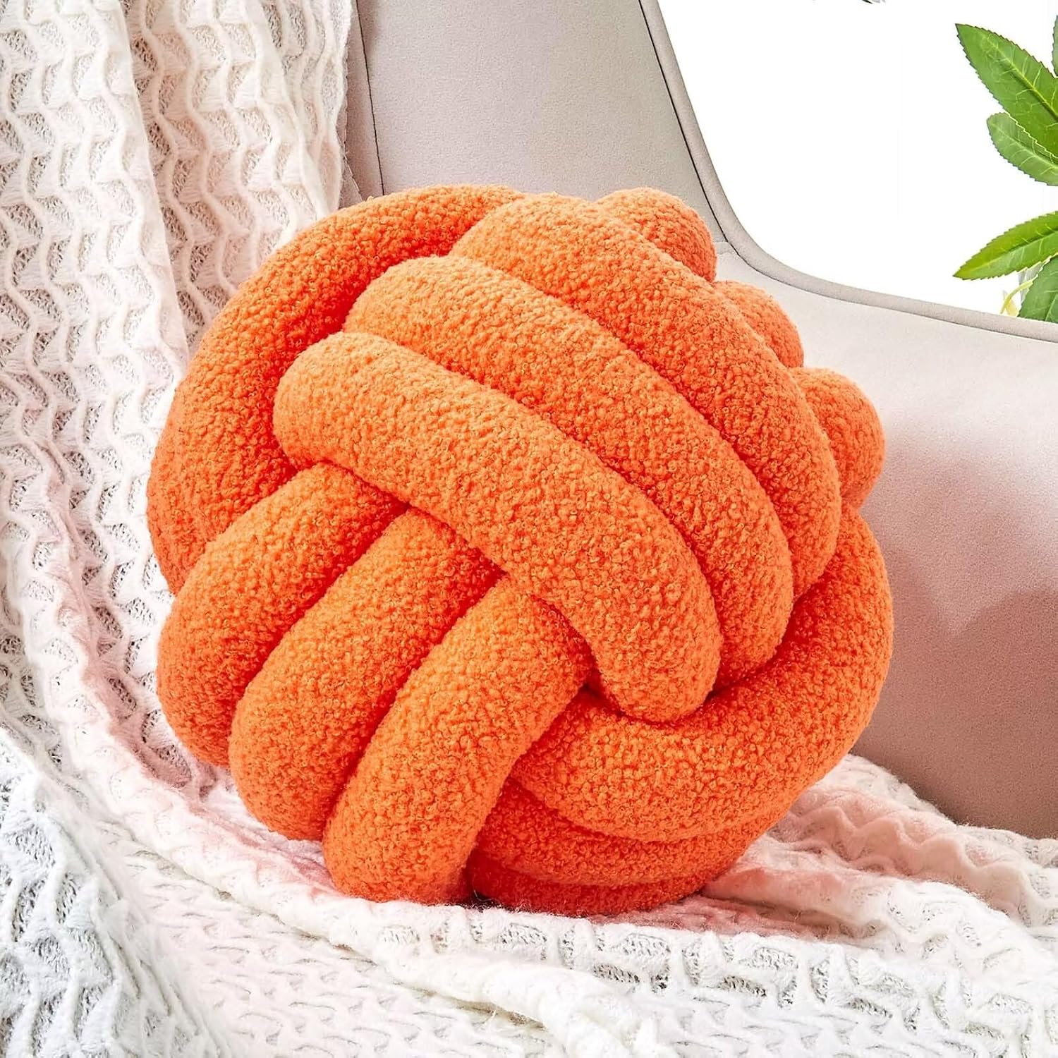 Uvvyui Knot Pillow Ball Soft Home Decorative