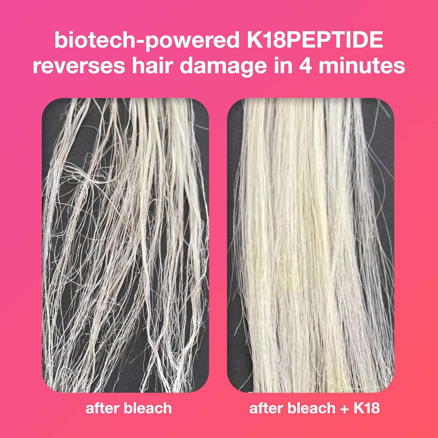 K18 Leave-In Molecular Hair Mask Repairs Dry or Damaged Hair