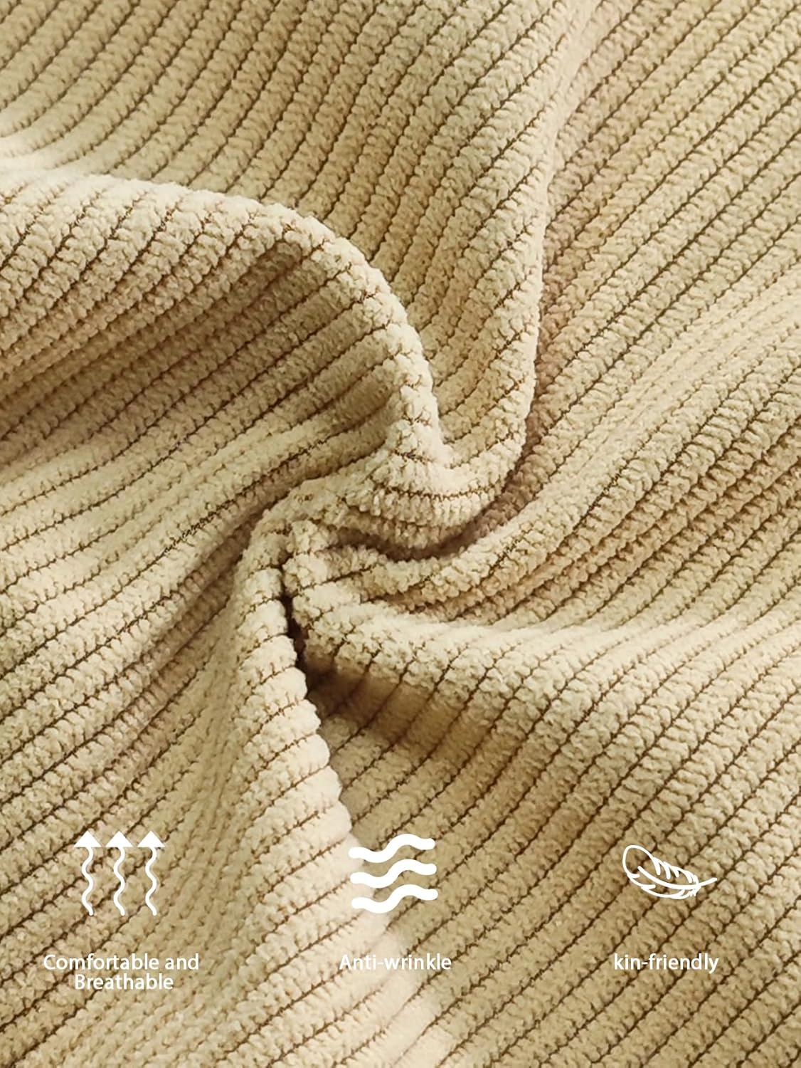 Mens Corduroy Casual Pants Fashion Loose