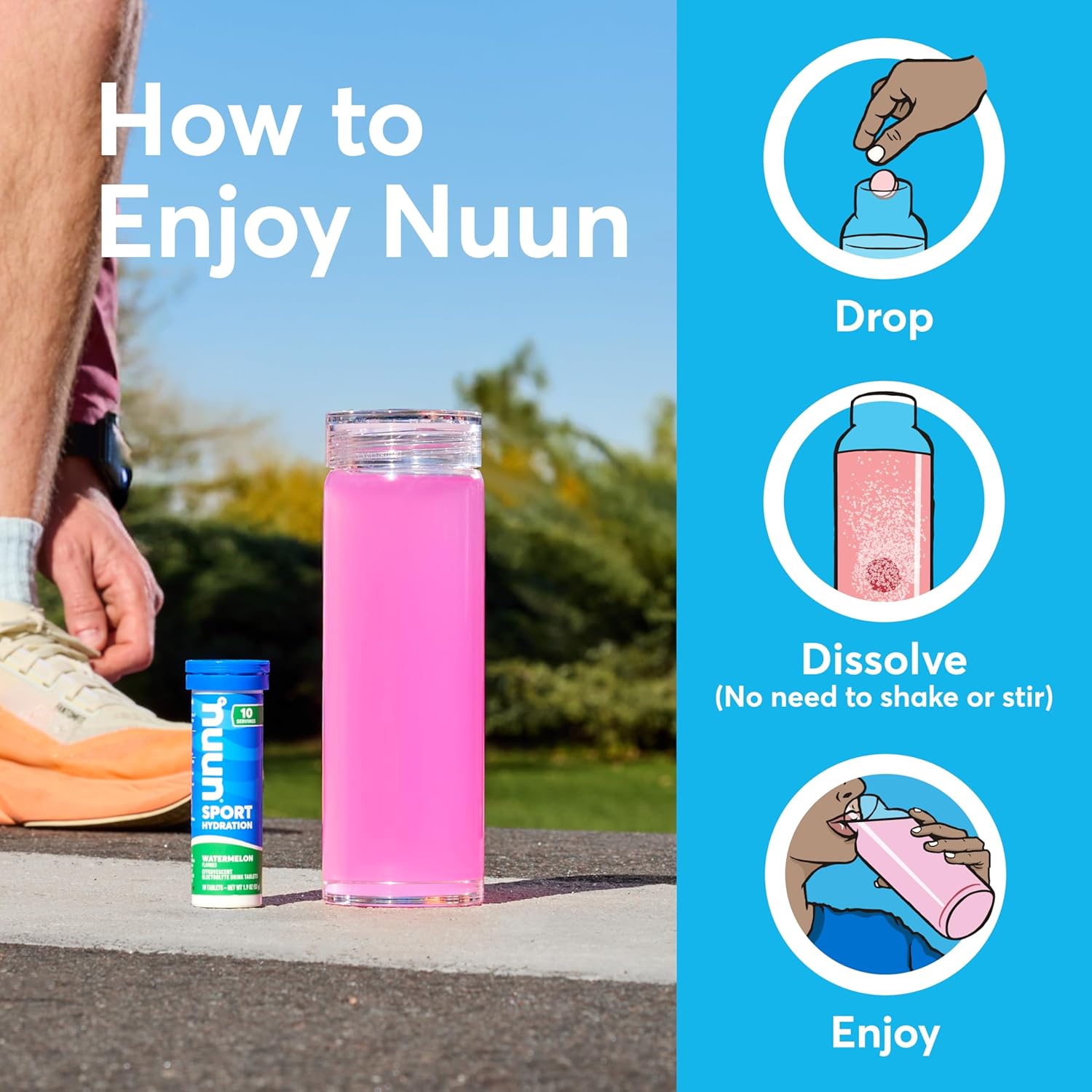 Nuun Sport Electrolyte Tablets with Magnesium