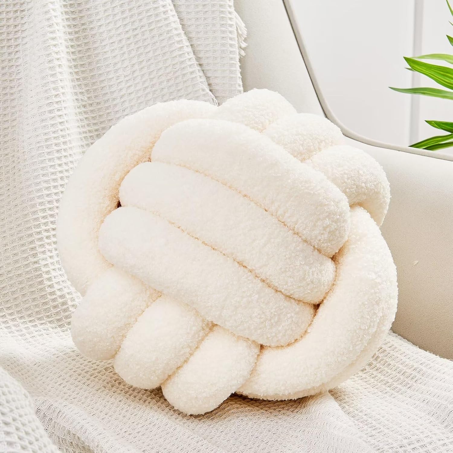 Uvvyui Knot Pillow Ball Soft Home Decorative