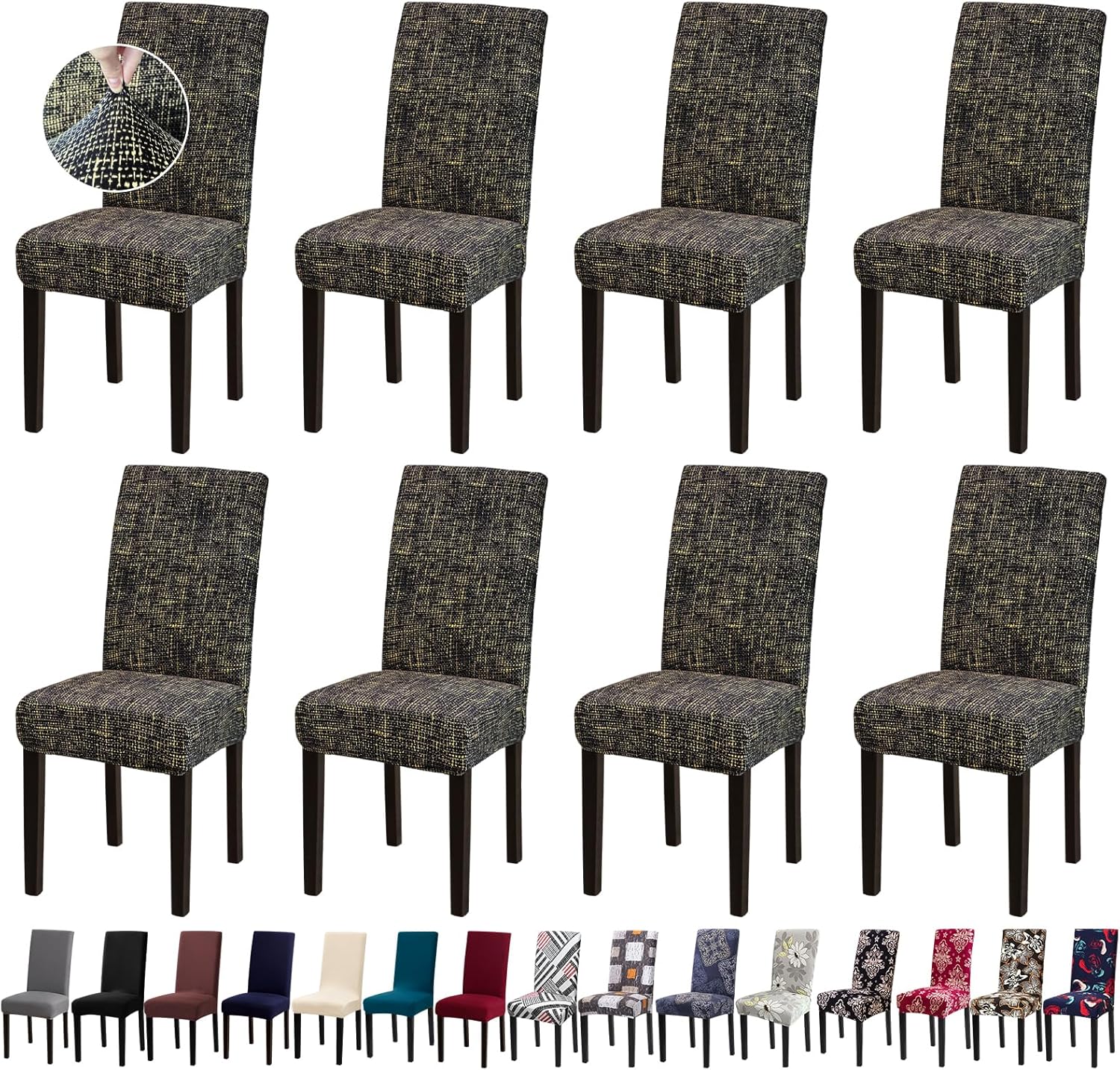 Chair Covers Stretch Kitchen Dining Room