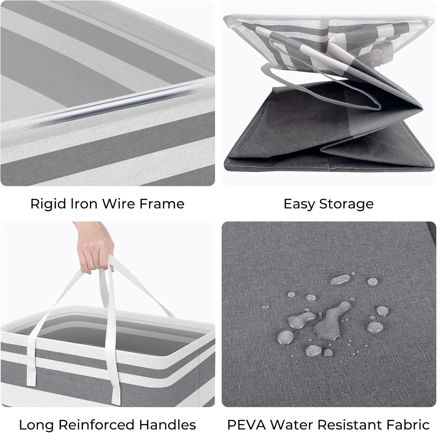 HomeHacks 2 Pack Large Laundry Baskets