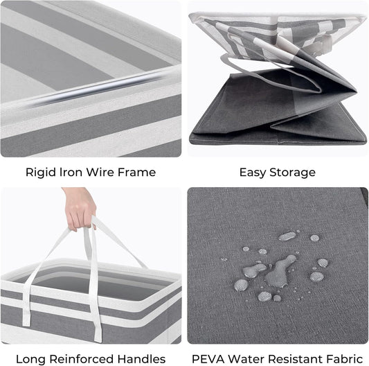 HomeHacks 2 Pack Large Laundry Baskets