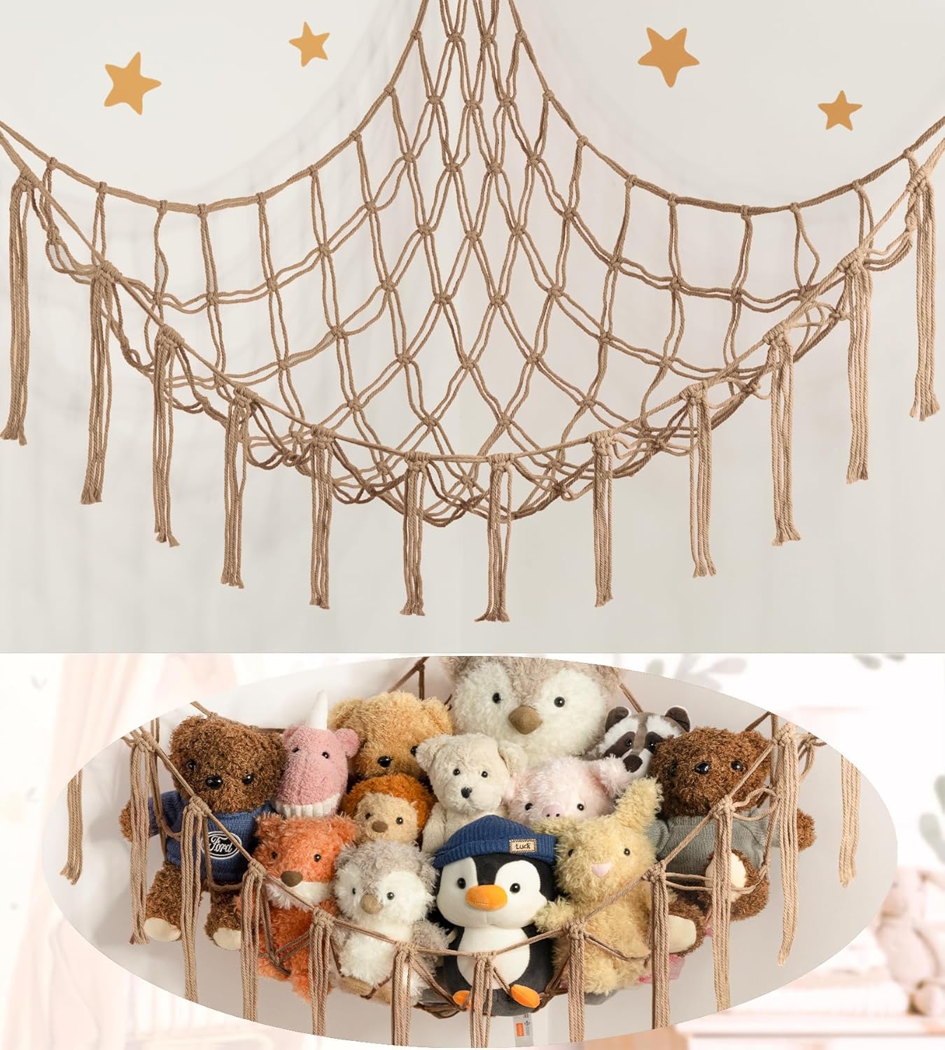 Stuffed Animal Storage Hammock or Net Corner