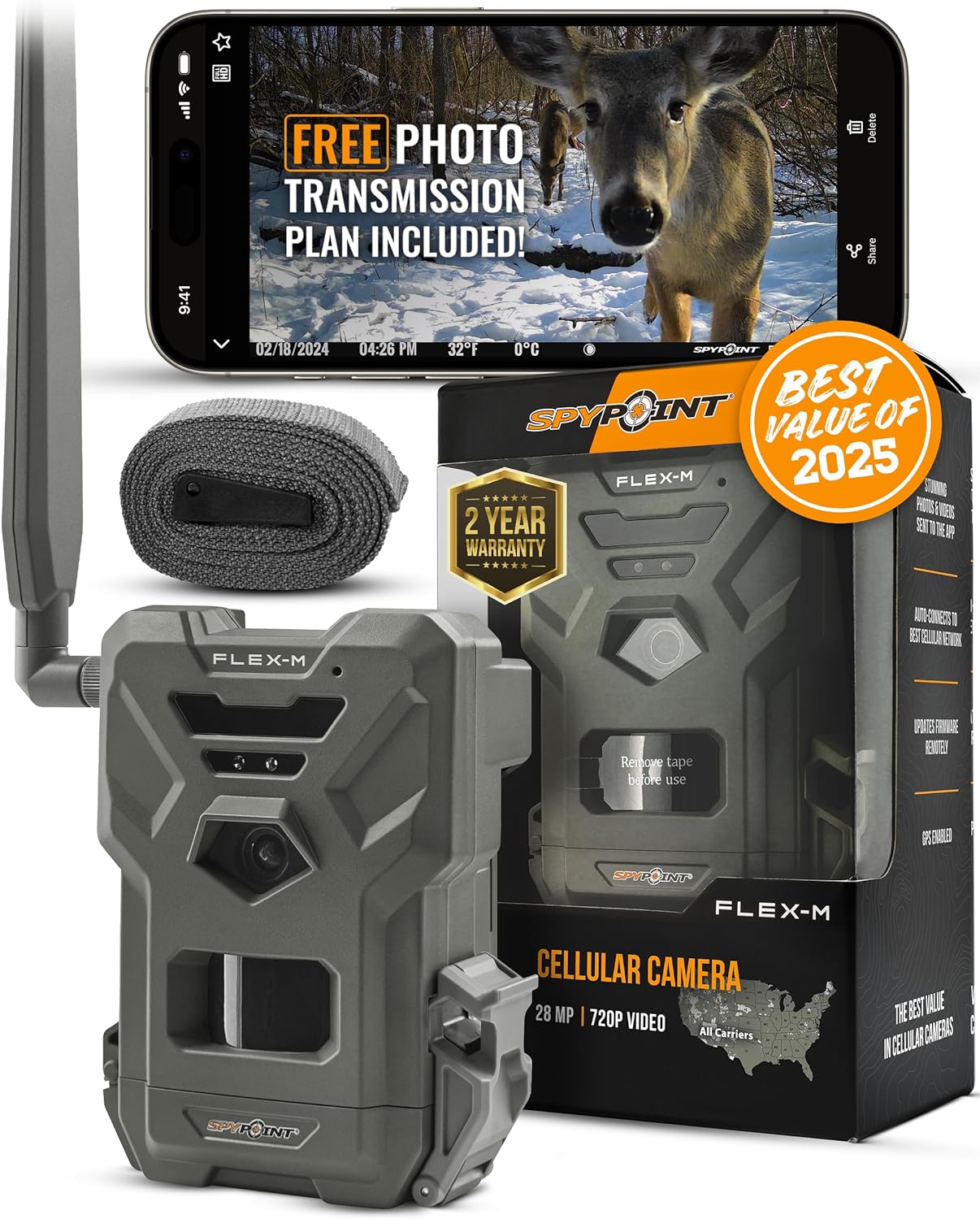 SPYPOINT Flex-M Cellular Trail Cameras