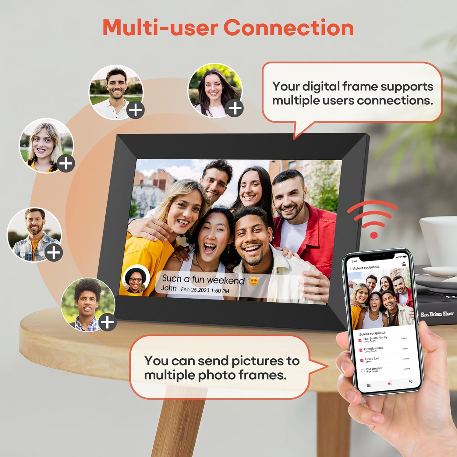 Frameo 10.1" WiFi Digital Picture Frame