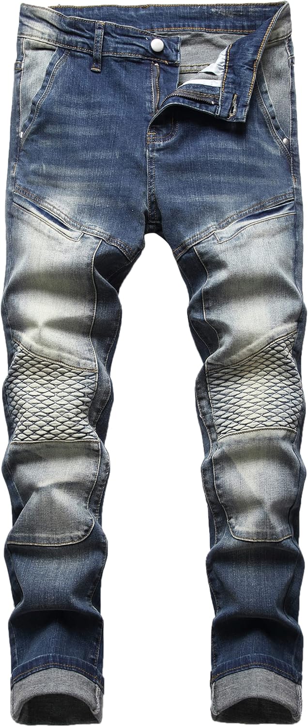 JUNBAOSS Men's Slim Fit Stretch Jeans for Men