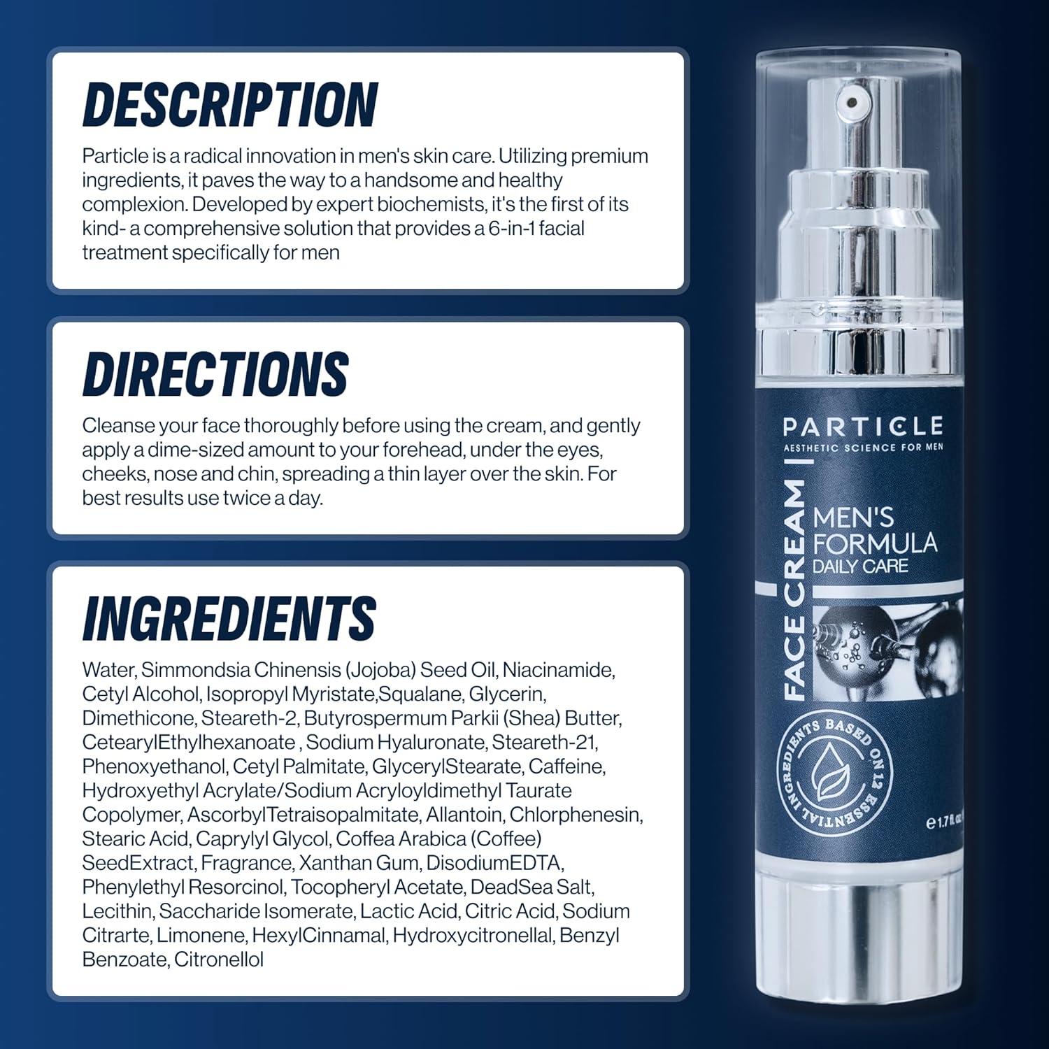Particle 6-in-1 Face Cream for Men
