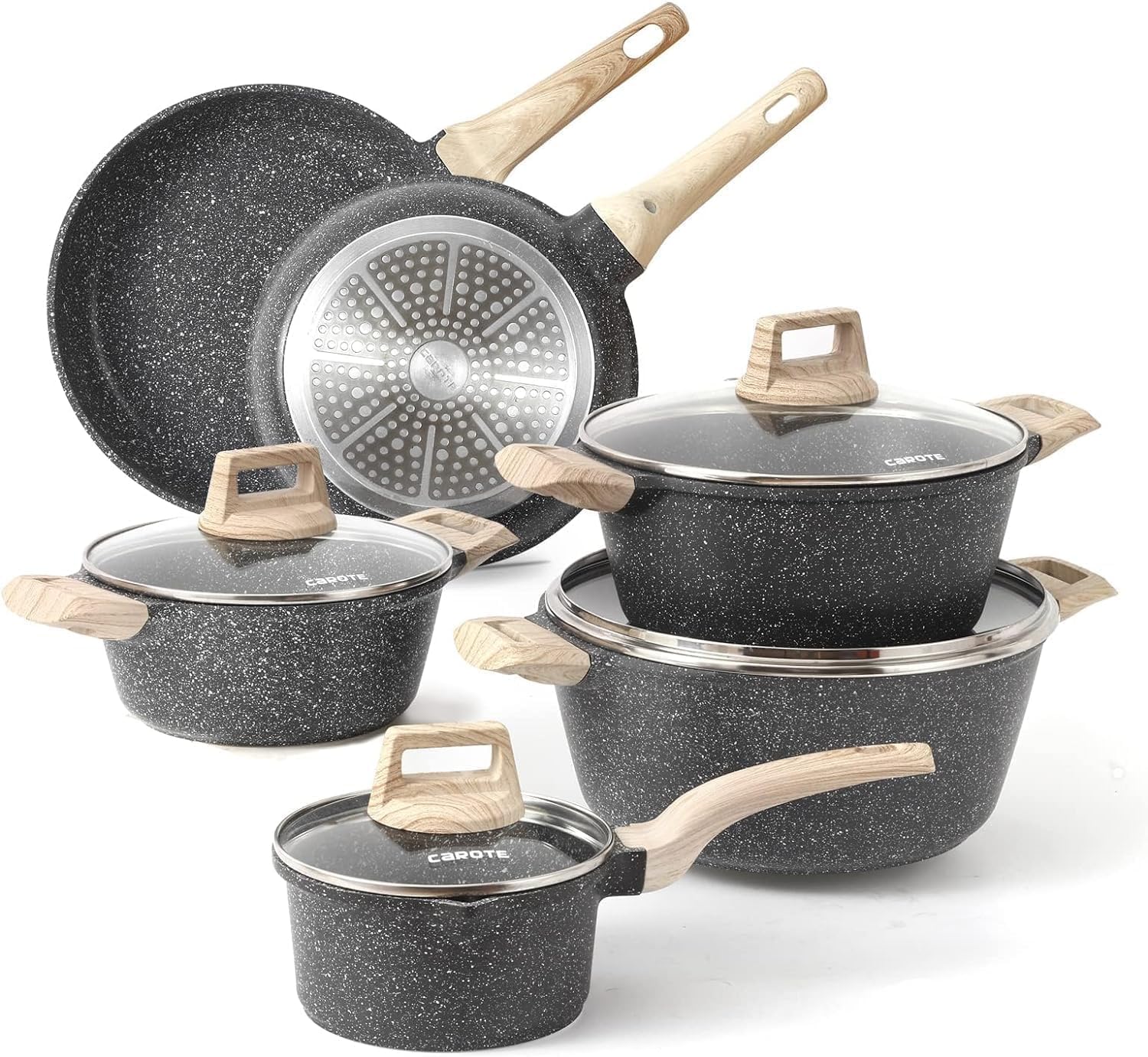 CAROTE Nonstick Cookware Sets