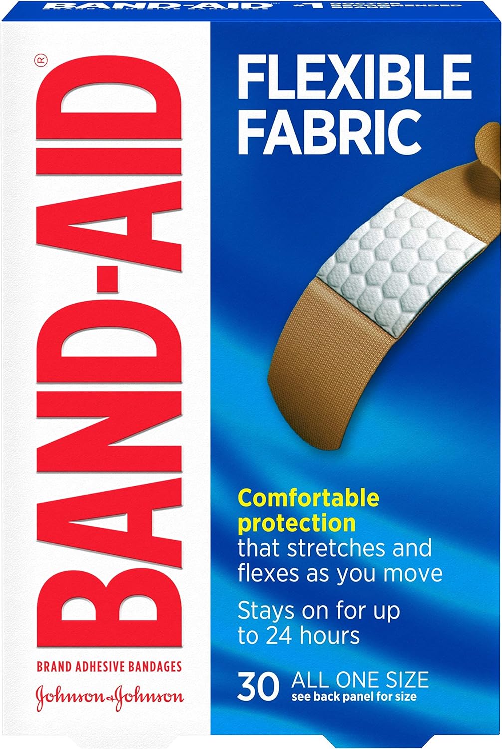 Band-Aid Brand Flexible Fabric Sterile Adhesive Bandages