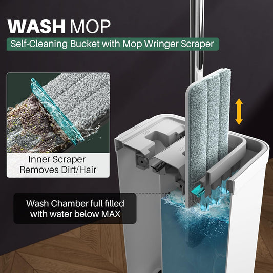 JOYMOOP Mop & Bucket Set