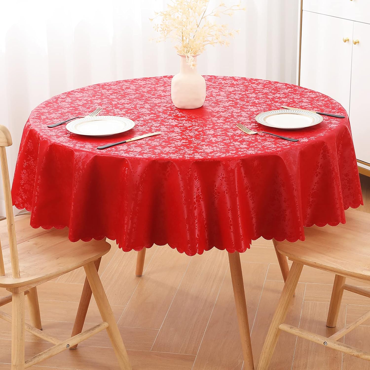 Smiry Rectangle Table Cloth Waterproof Heavy Duty