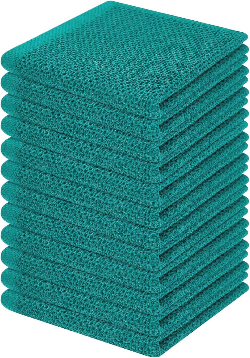 Homaxy 100% Cotton Waffle Dish Cloths