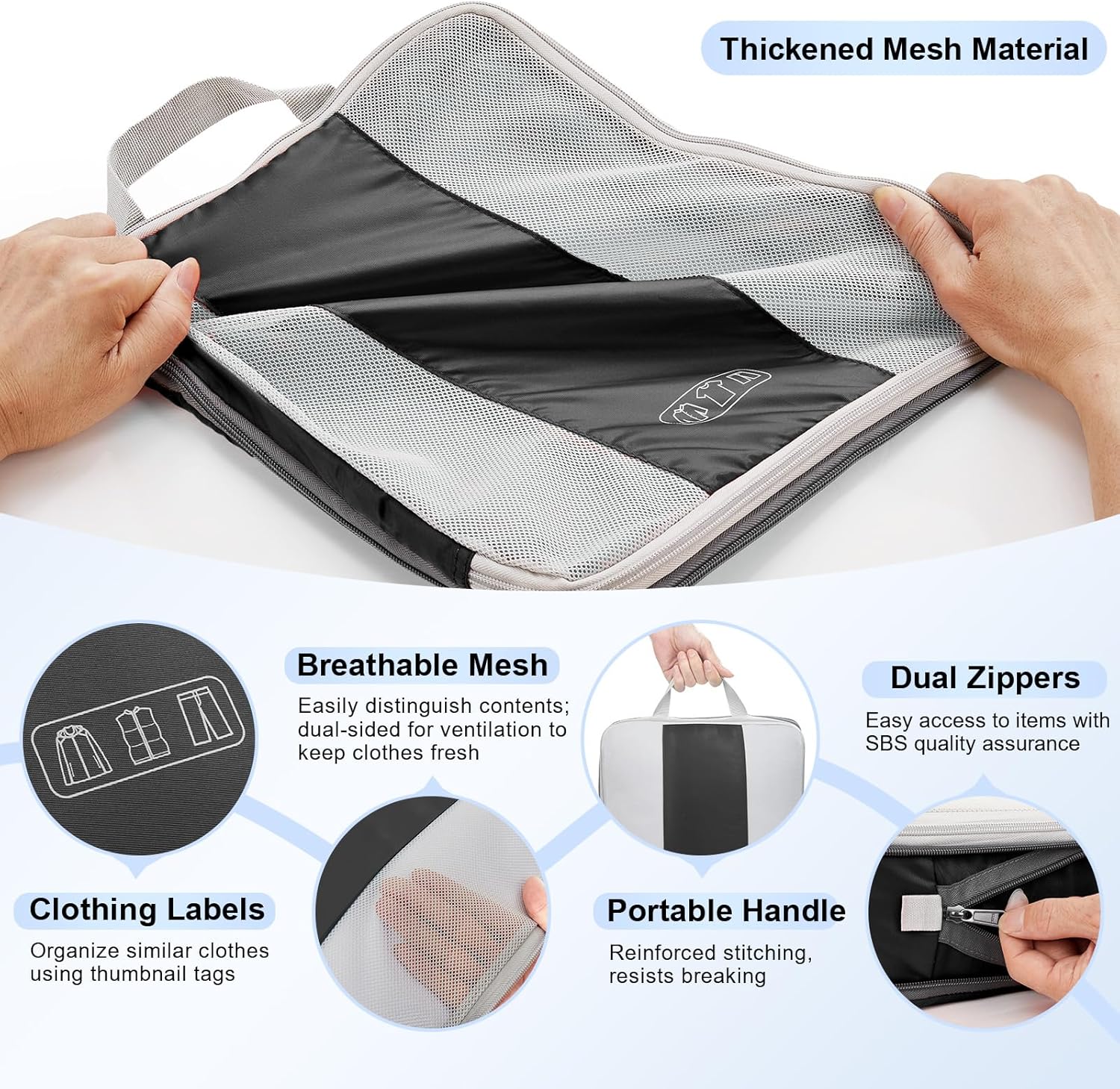OlarHike 10 Compression Packing Cubes
