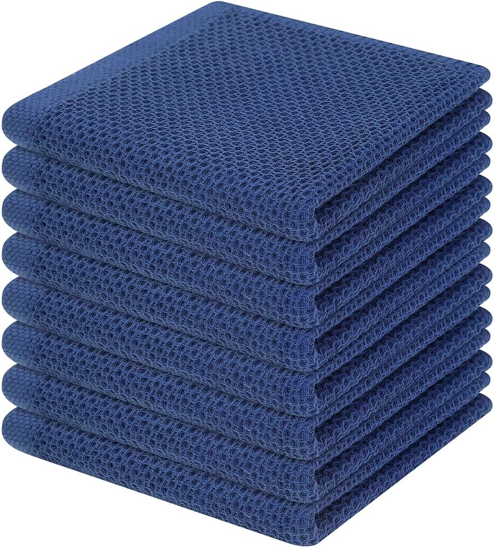 Homaxy 100% Cotton Waffle Dish Cloths
