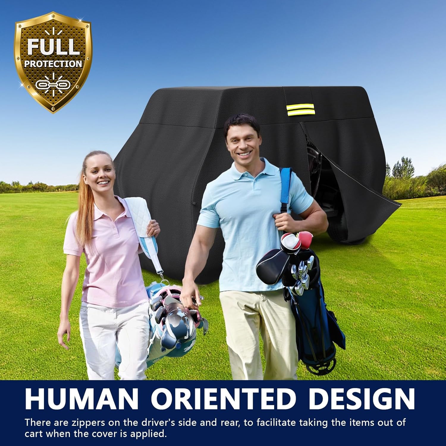 Moveland 4/6 Passenger Golf Cart Cover