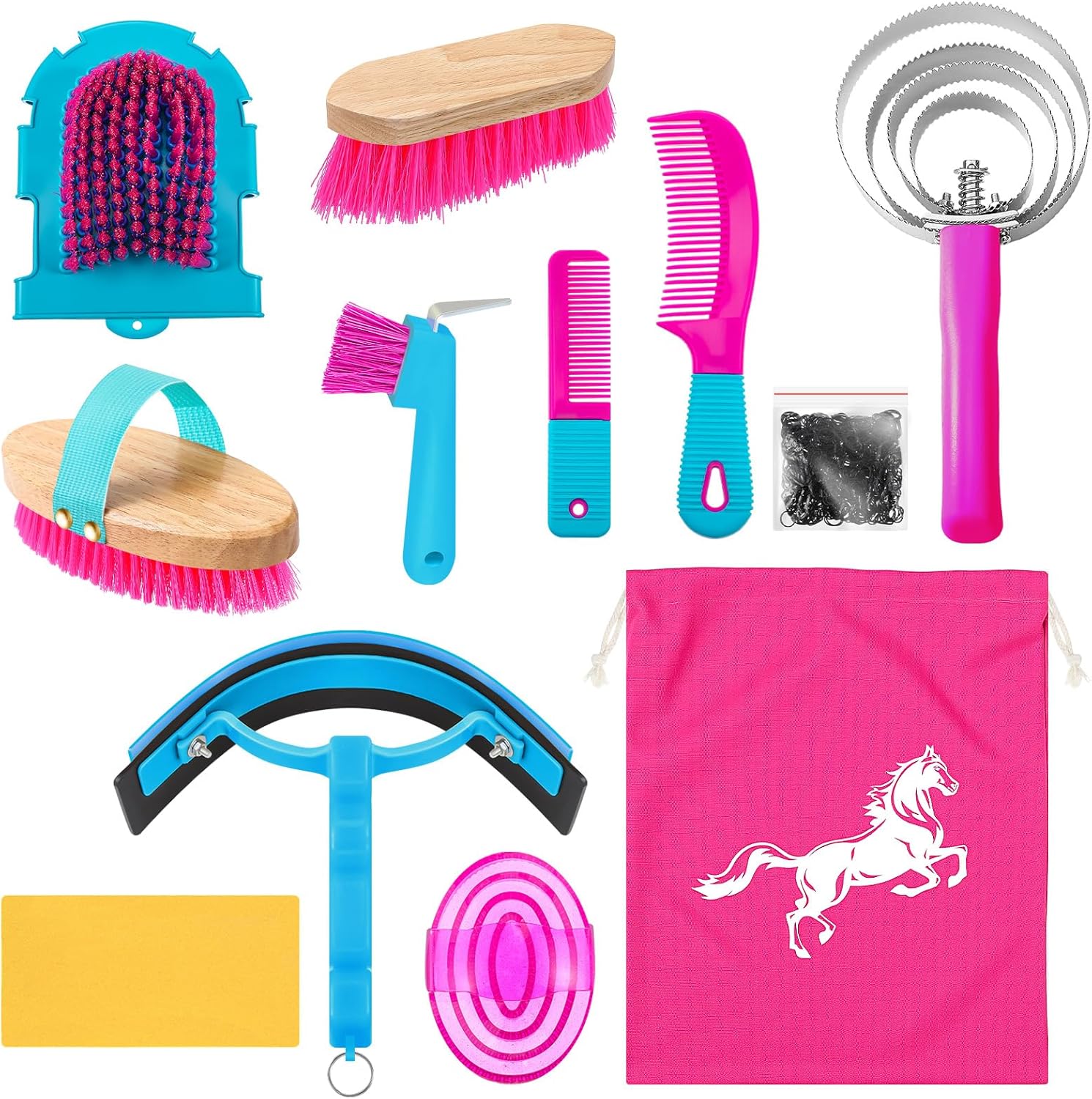 Abbylike Horse Grooming Kit Racing Festival