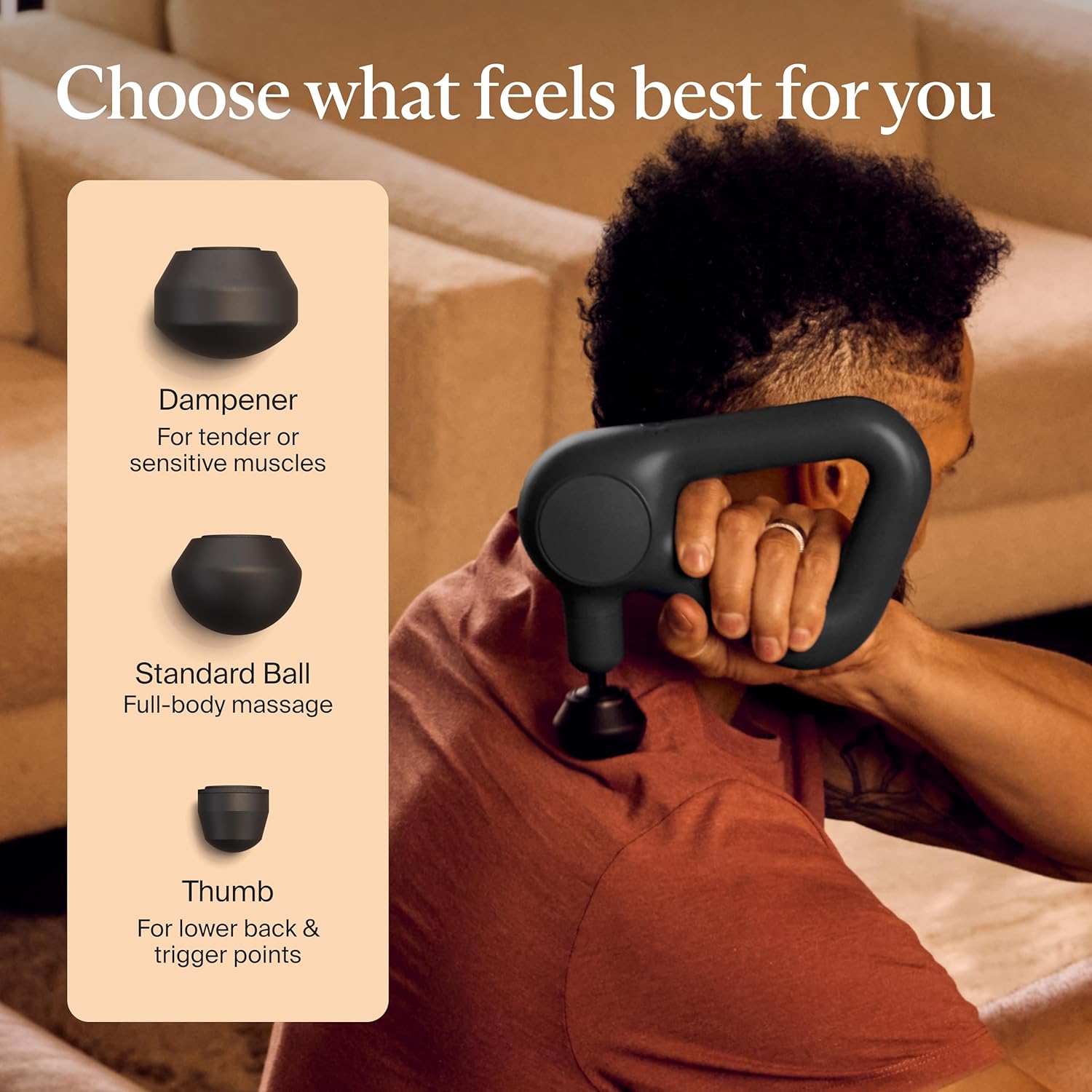 TheraGun Therabody Relief Quiet Deep Tissue Therapy Massage Gun