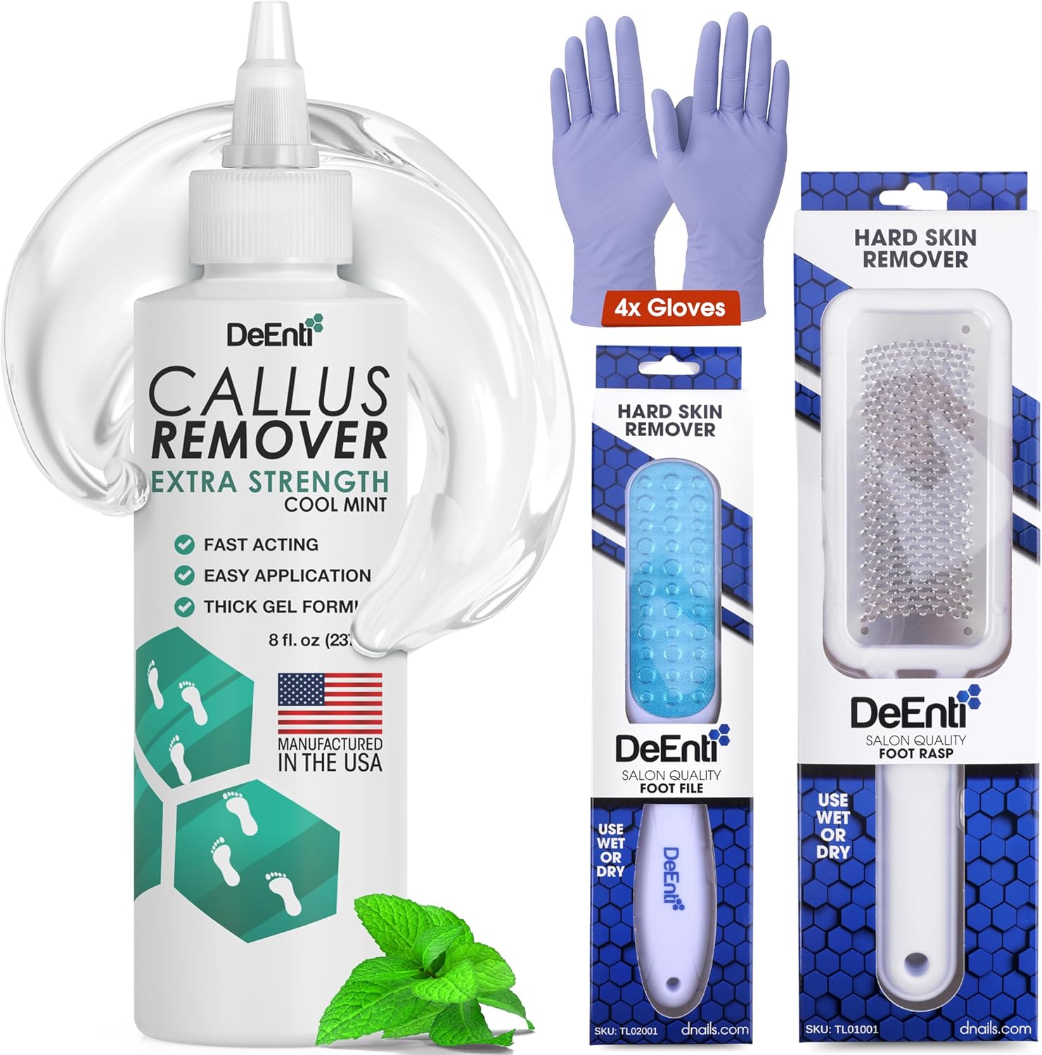 DeEnti Callus Remover for Feet Extra Strength Foot Callus Remover Gel