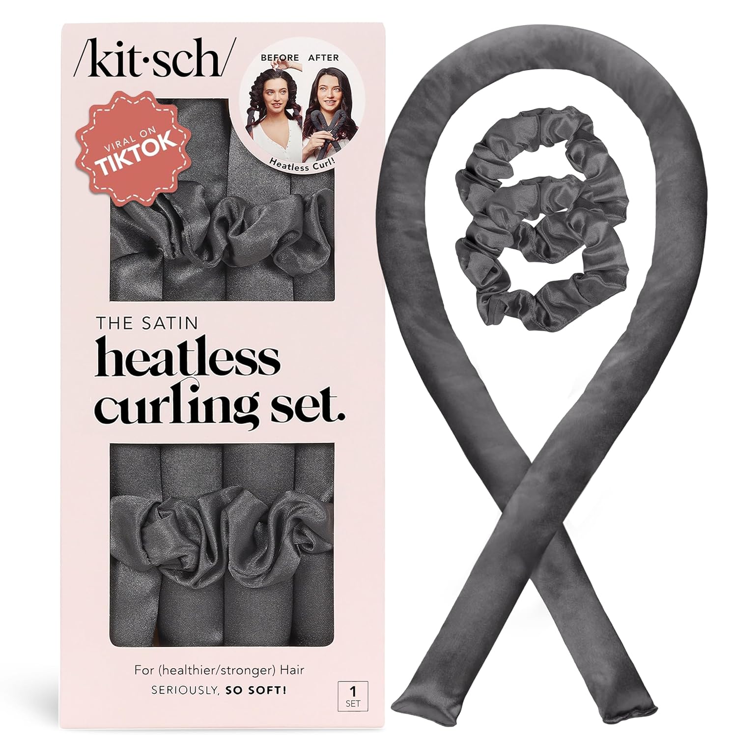 Kitsch Satin Heatless Curling Set