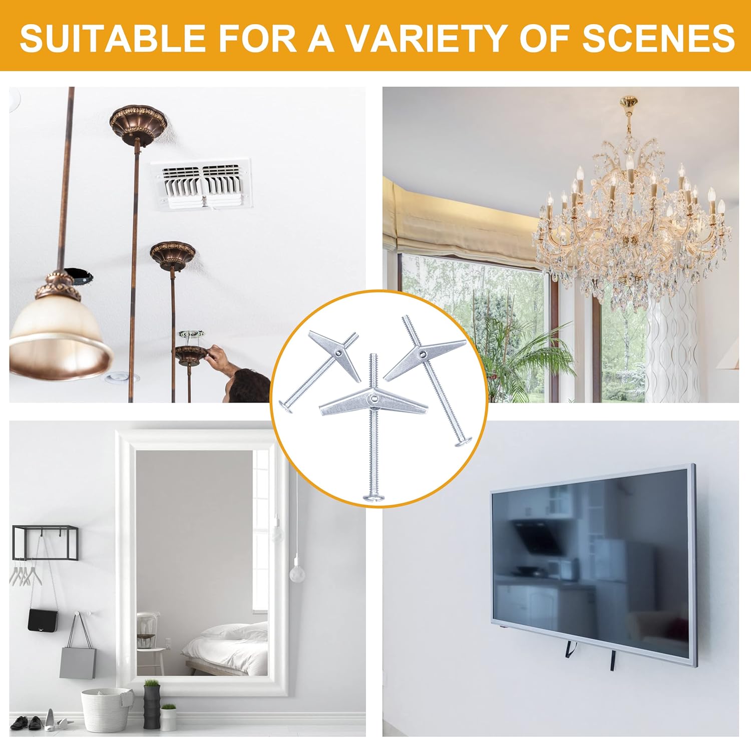 KURUI Heavy Duty Drywall Anchor Kit