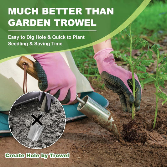 Haliaeetus Small Bulb Planter Tool for Seed Planting