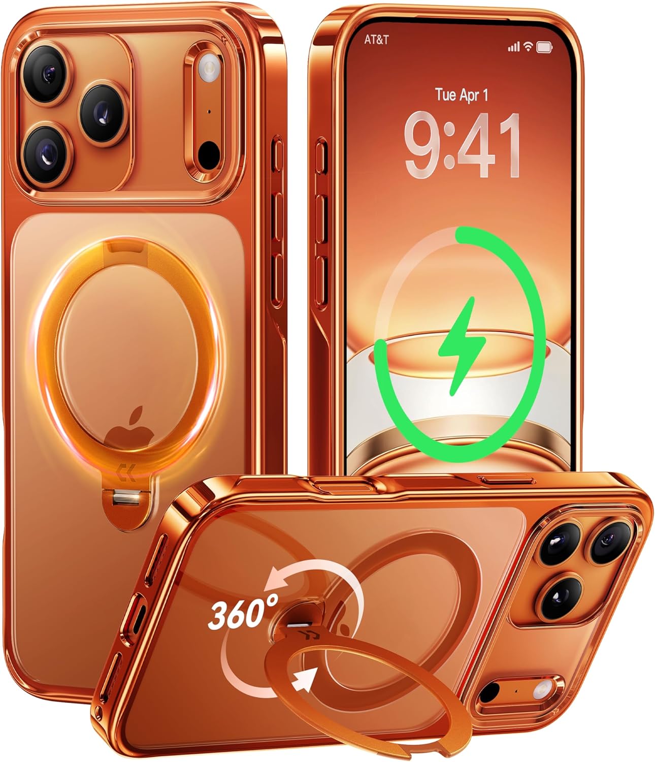 CASEKOO Cosmic Orange for iPhone 17 Pro Max Case