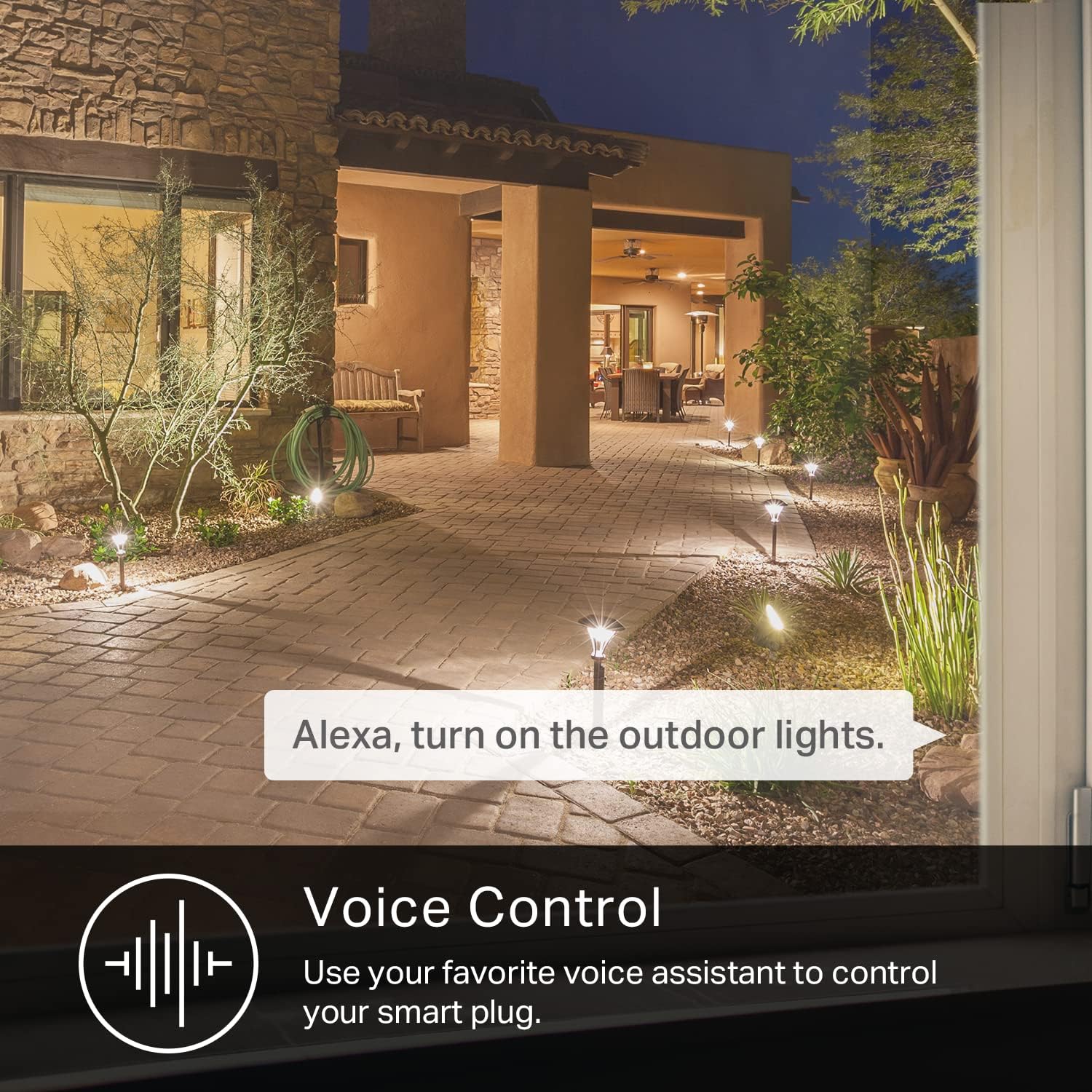 Kasa Outdoor Smart Plug Smart Home Wi-Fi Outlet