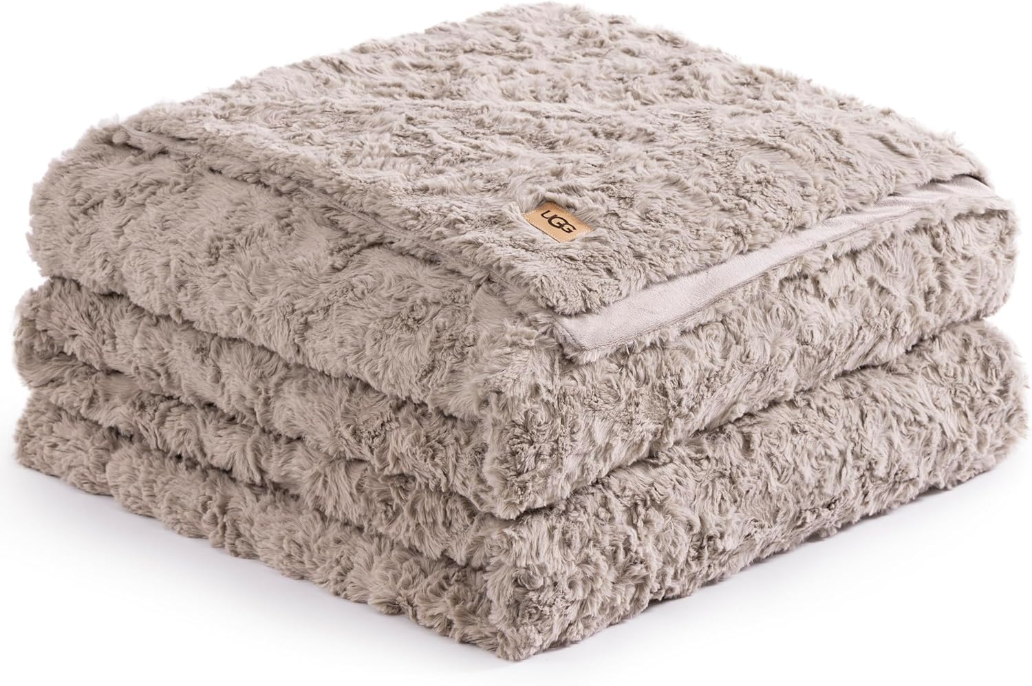 UGG Adalee Faux Fur Throw Blanket Luxury Lightweight
