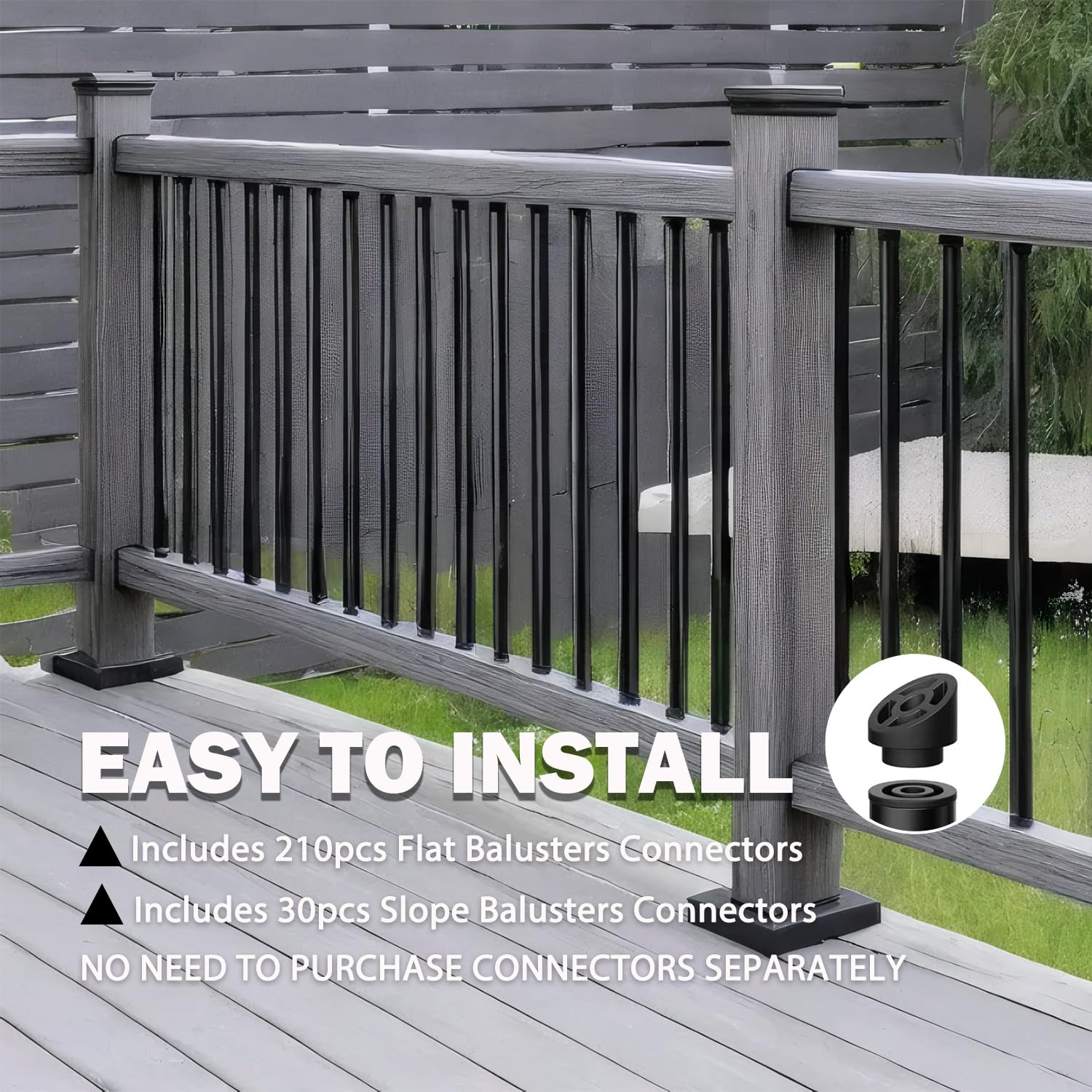 HYPERGIANT 105 Pack 26" Aluminum Deck Balusters