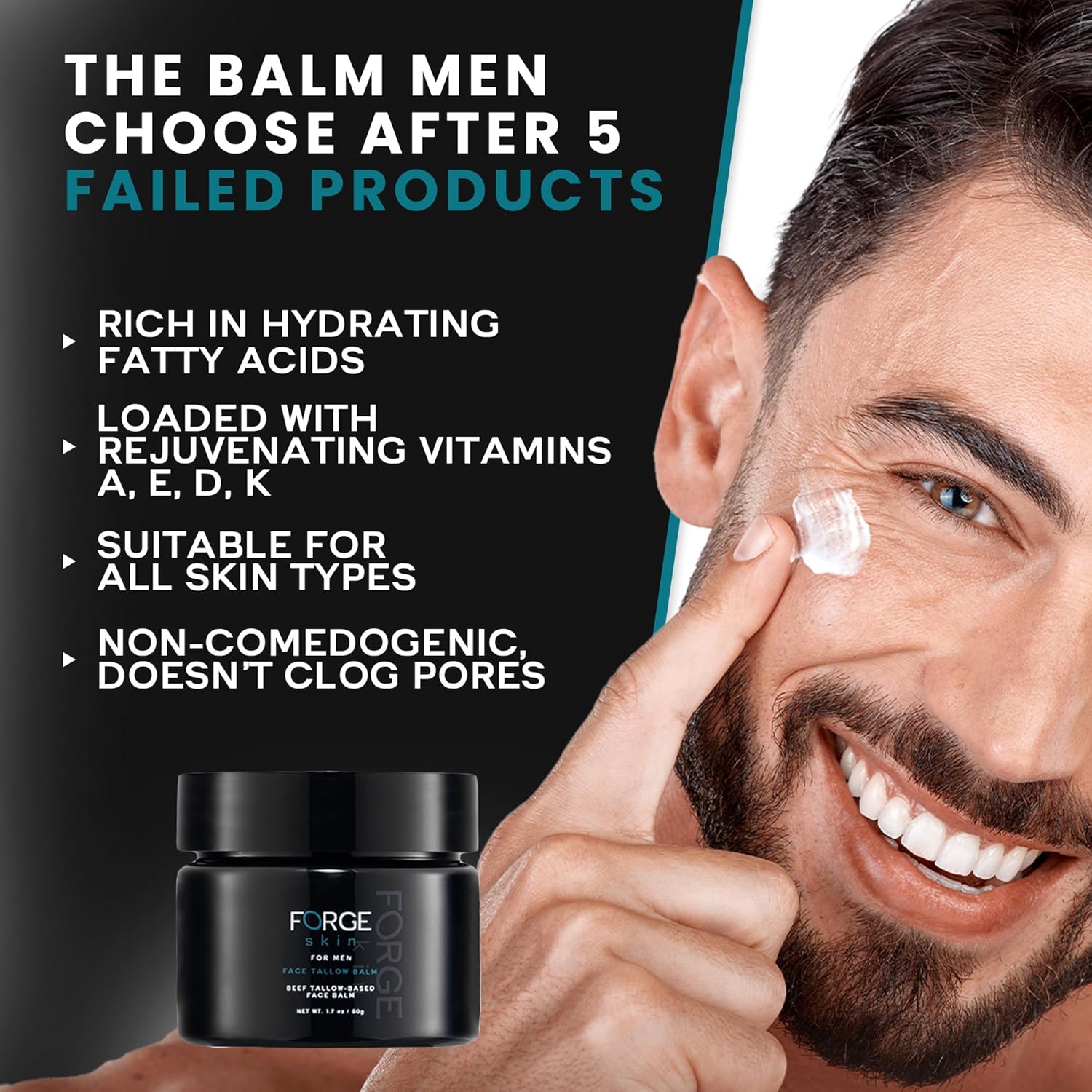 The Forge Skin Men’s Beef Tallow Balm