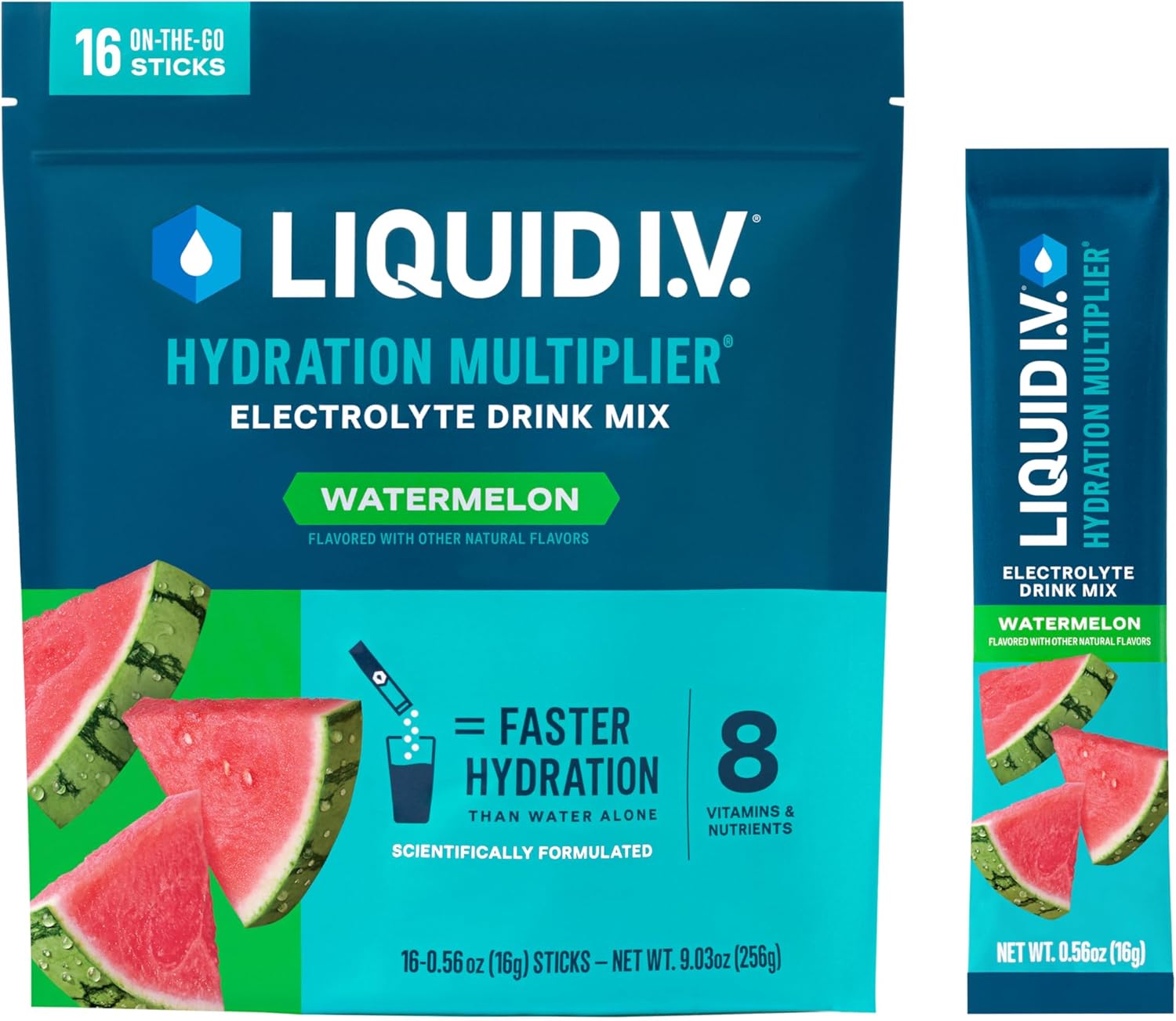 Liquid I.V. Hydration Multiplier – Lemon Lime Electrolyte Drink