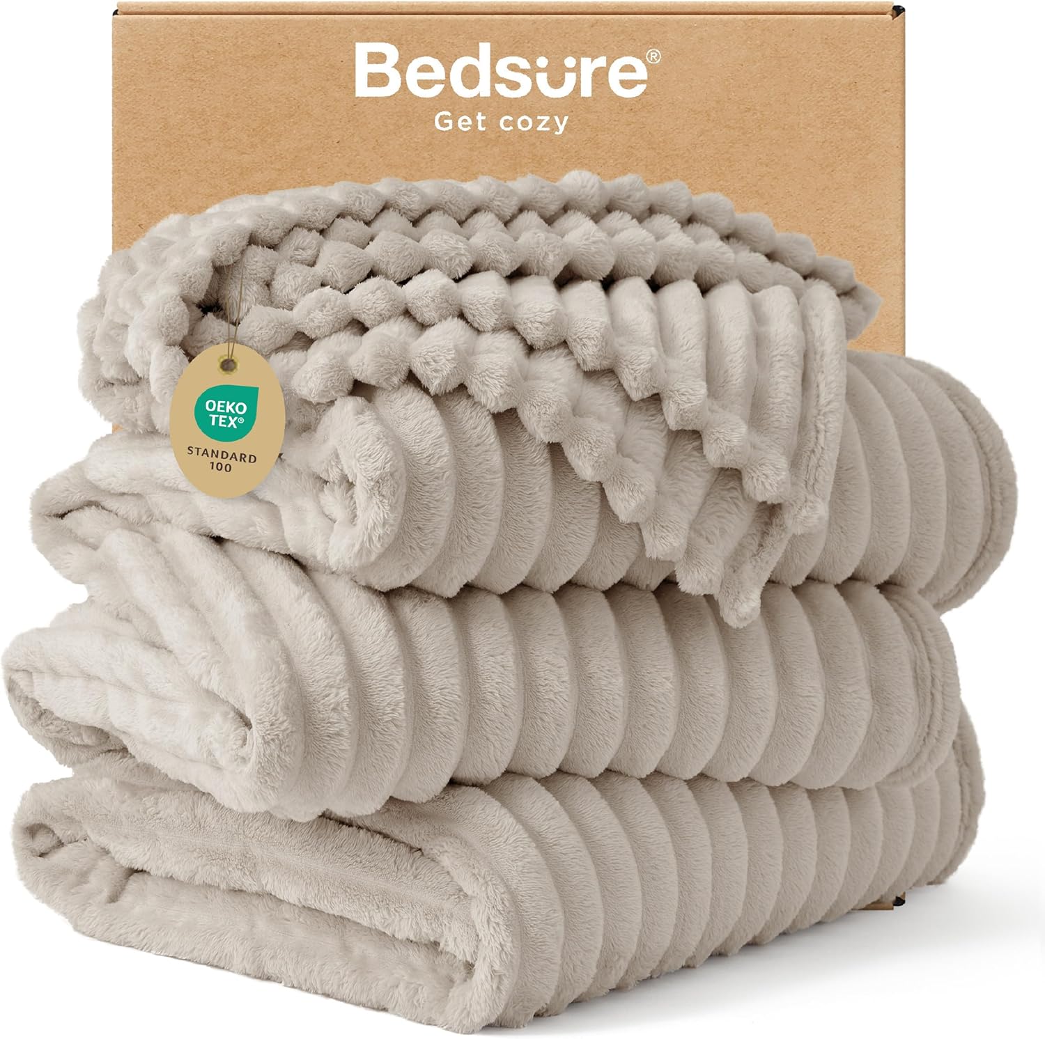 Bedsure White Throw Blanket