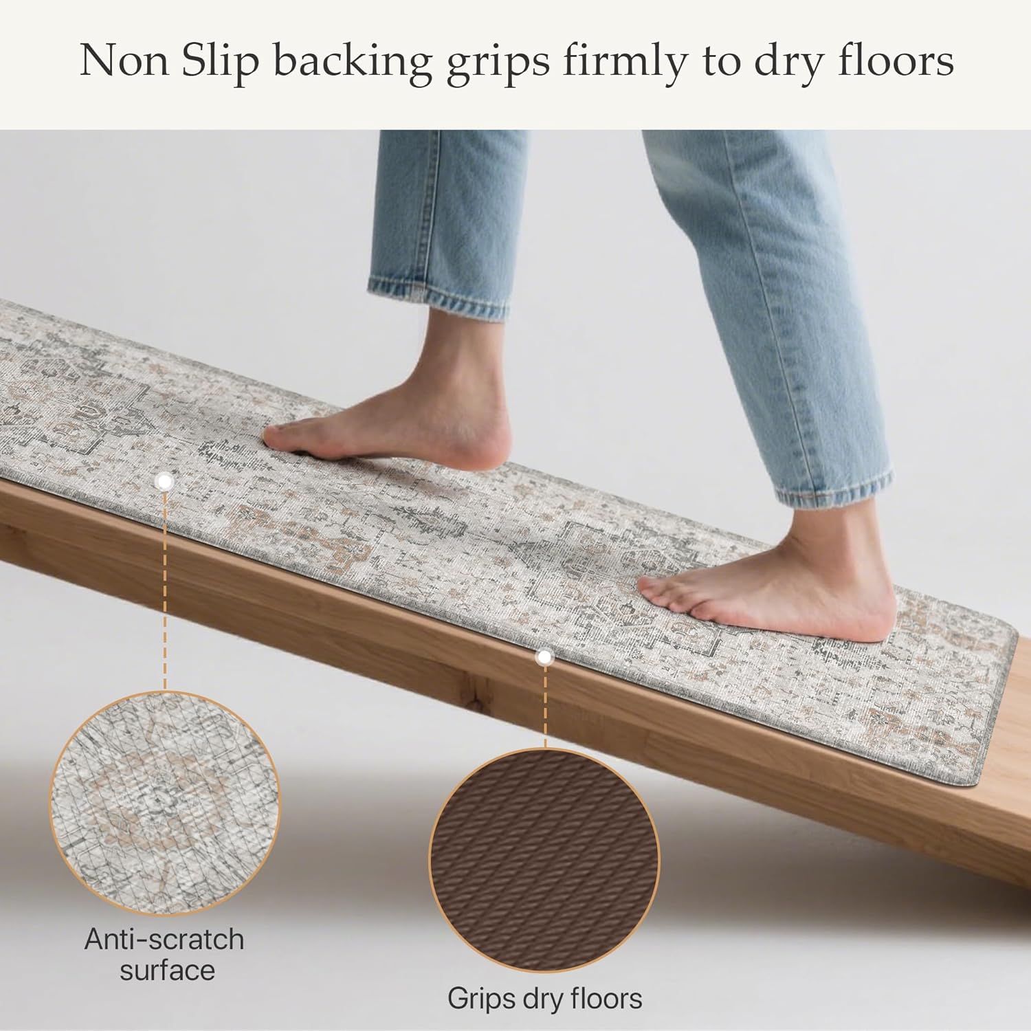 GENIMO Kitchen Mats for Floor 2PCs