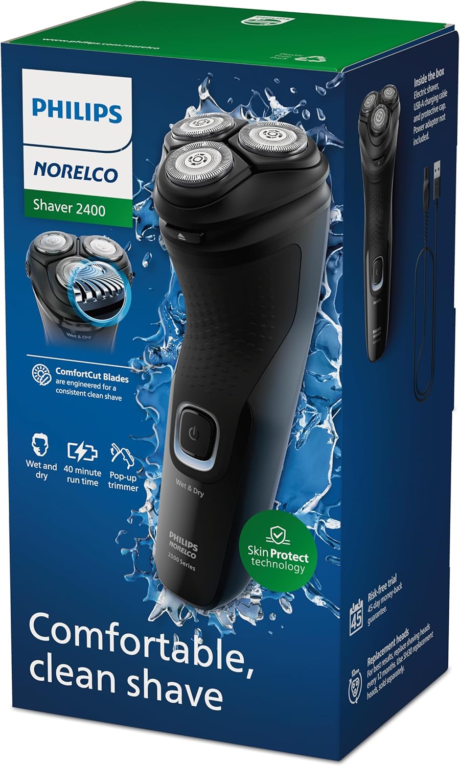 Philips Norelco 2400 Wet & Dry Electric Shaver