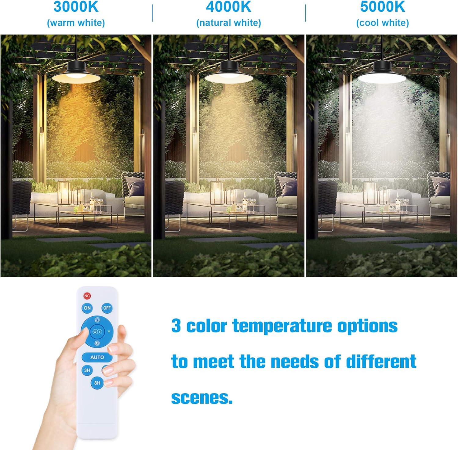 NIORSUN Solar Lights Outdoor LED Solar Light