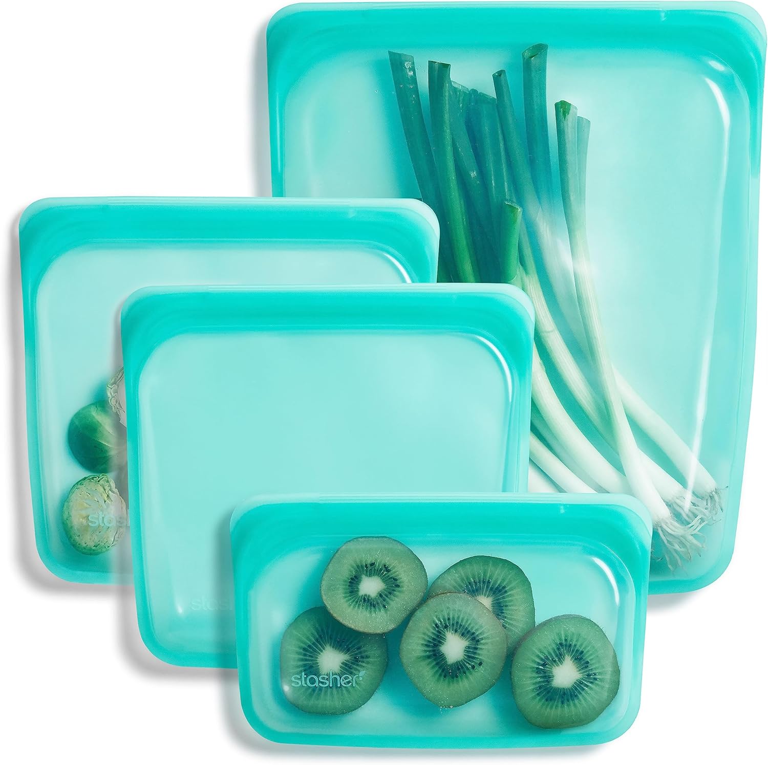 Stasher Premium Silicone Reusable Food Storage Bags