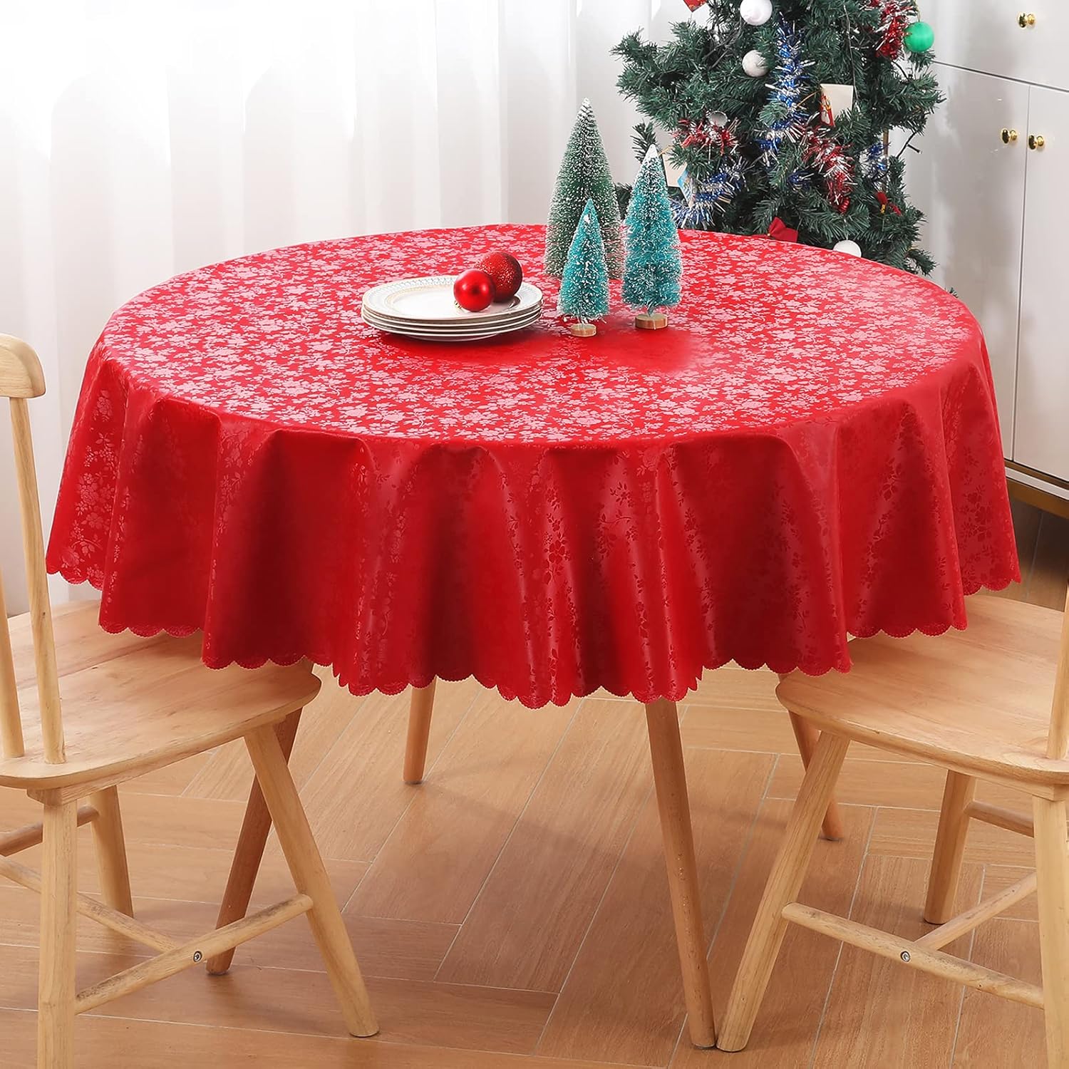 Smiry Rectangle Table Cloth Waterproof Heavy Duty